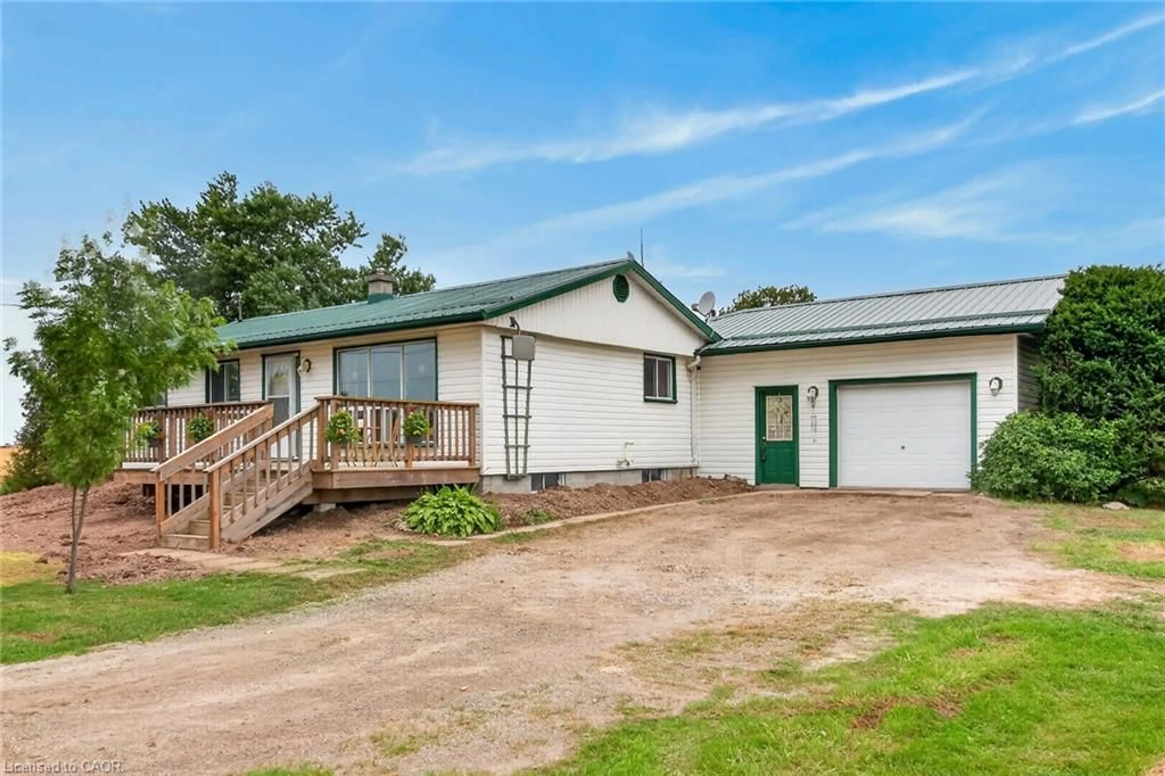 A pic from outside/outdoor area/front of a property/back of a property/a pic from drone, building for 1057 Concession 4 Rd, Fisherville Ontario N0A 1G0