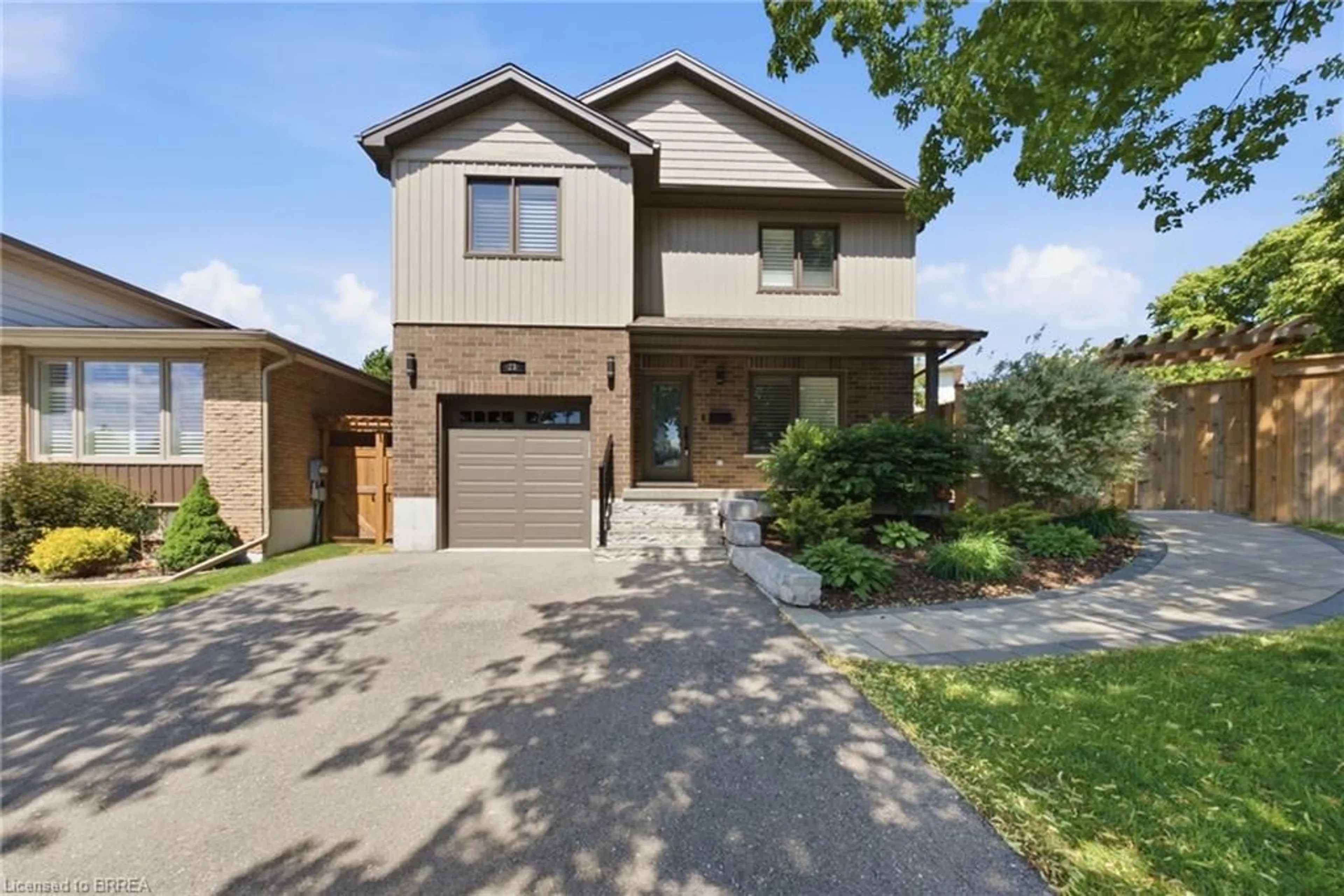 Home with brick exterior material, street for 21 Sandy Row, Brantford Ontario N3T 5Z3