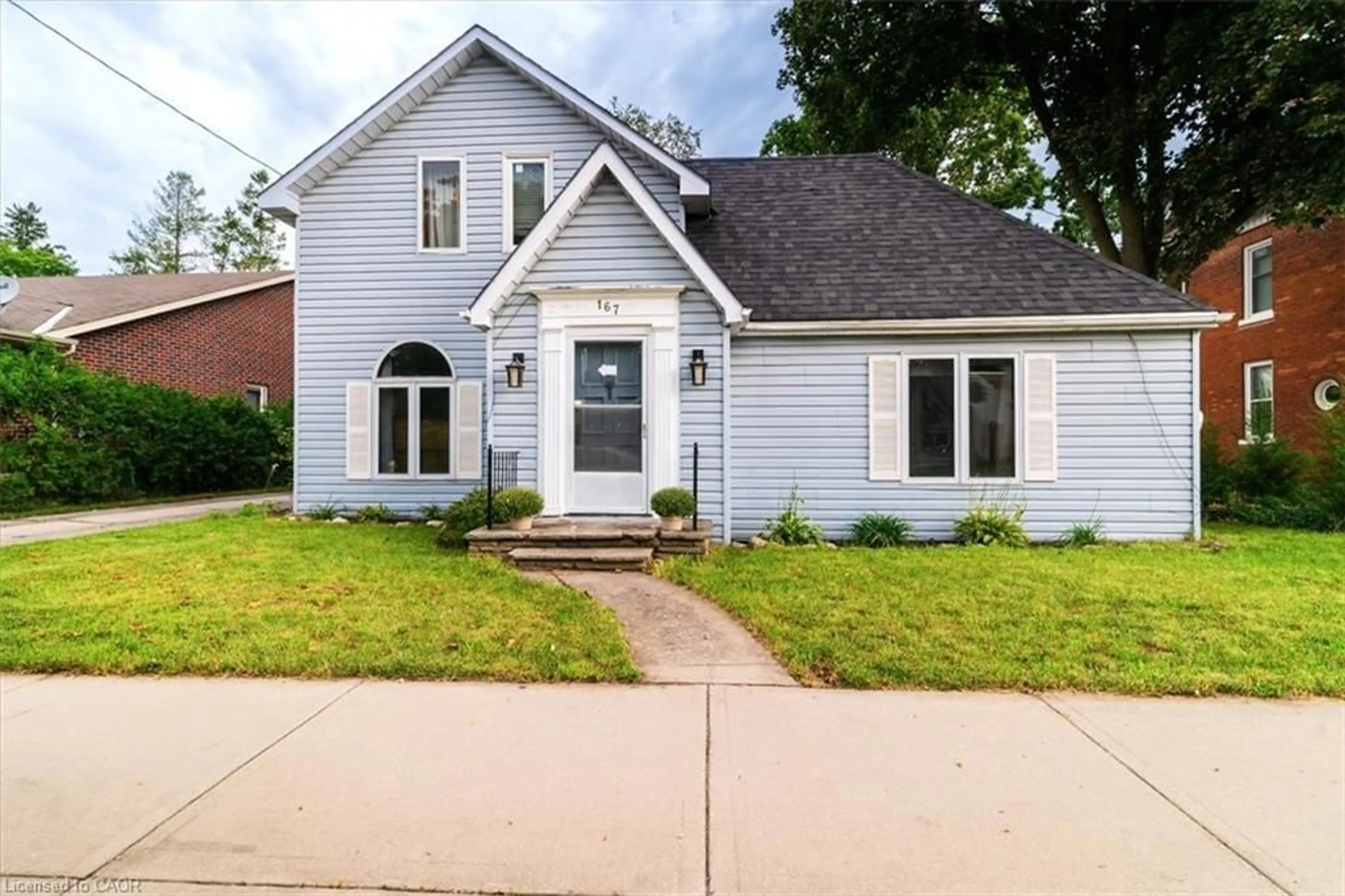 Home with brick exterior material, street for 167 Church St, Delhi Ontario N4B 1W2