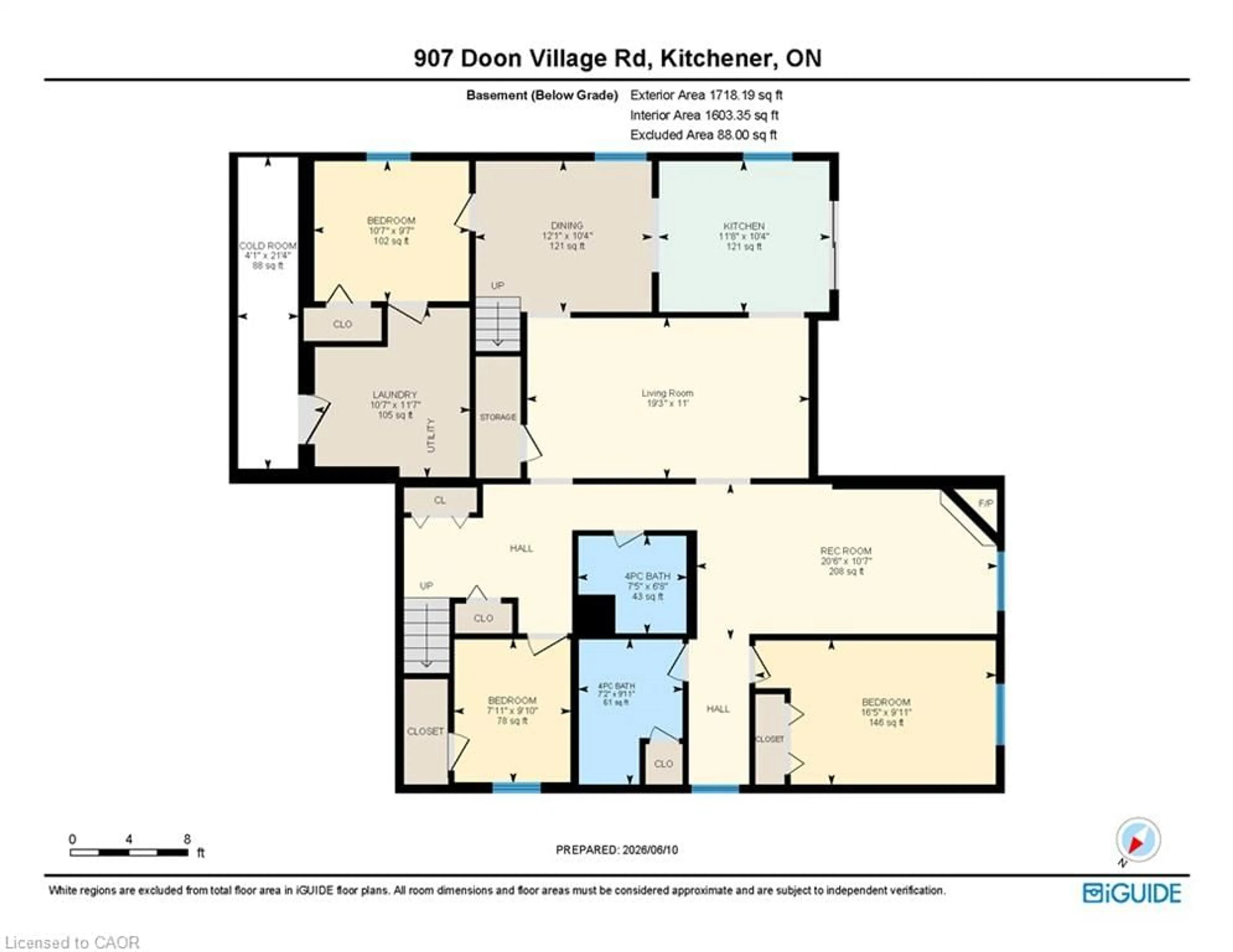 Floor plan for 907 Doon Village Rd, Kitchener Ontario N2P 1A1