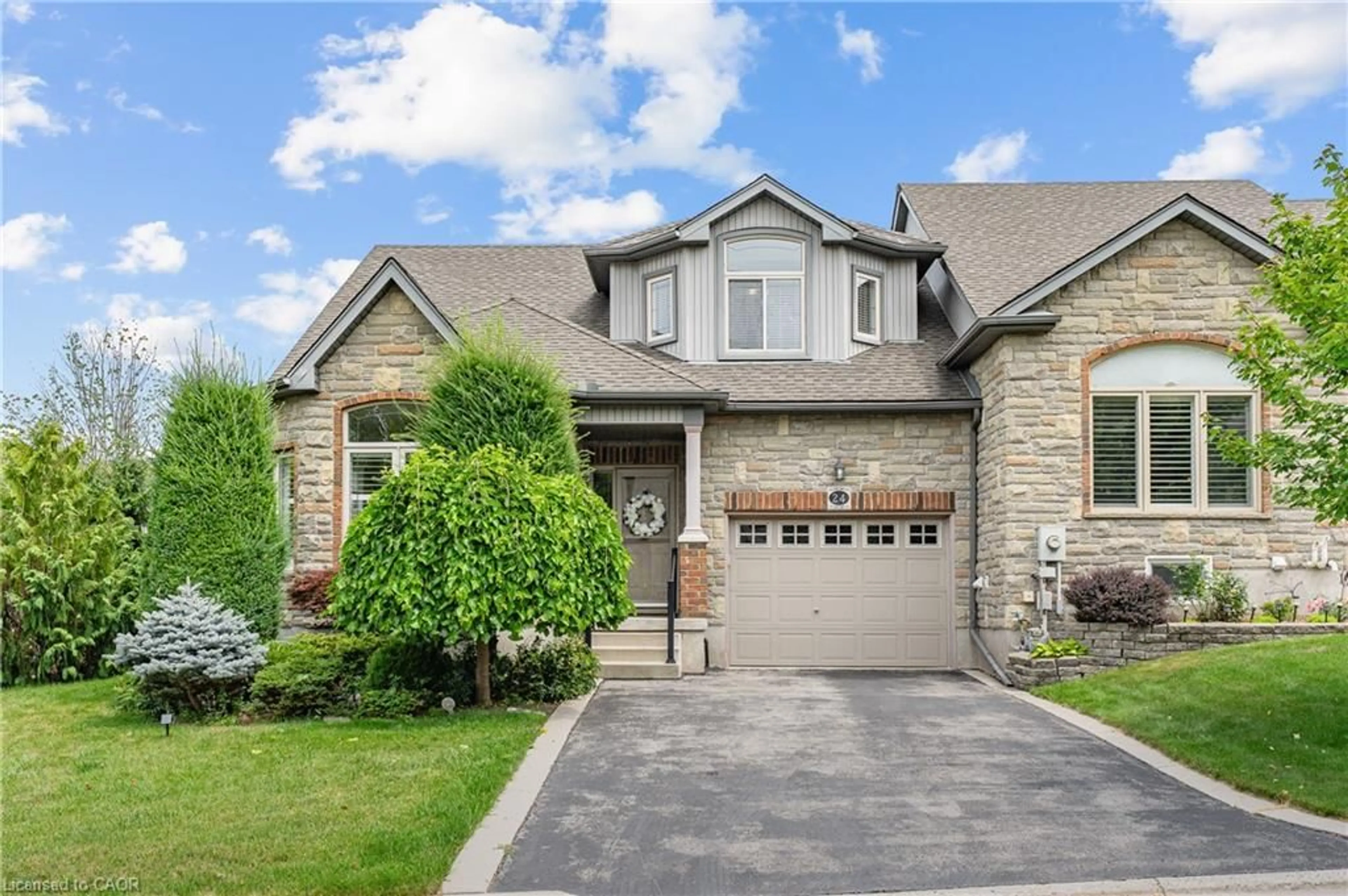 Home with brick exterior material, street for 24 Knack Lane, Cambridge Ontario N1R 8P7