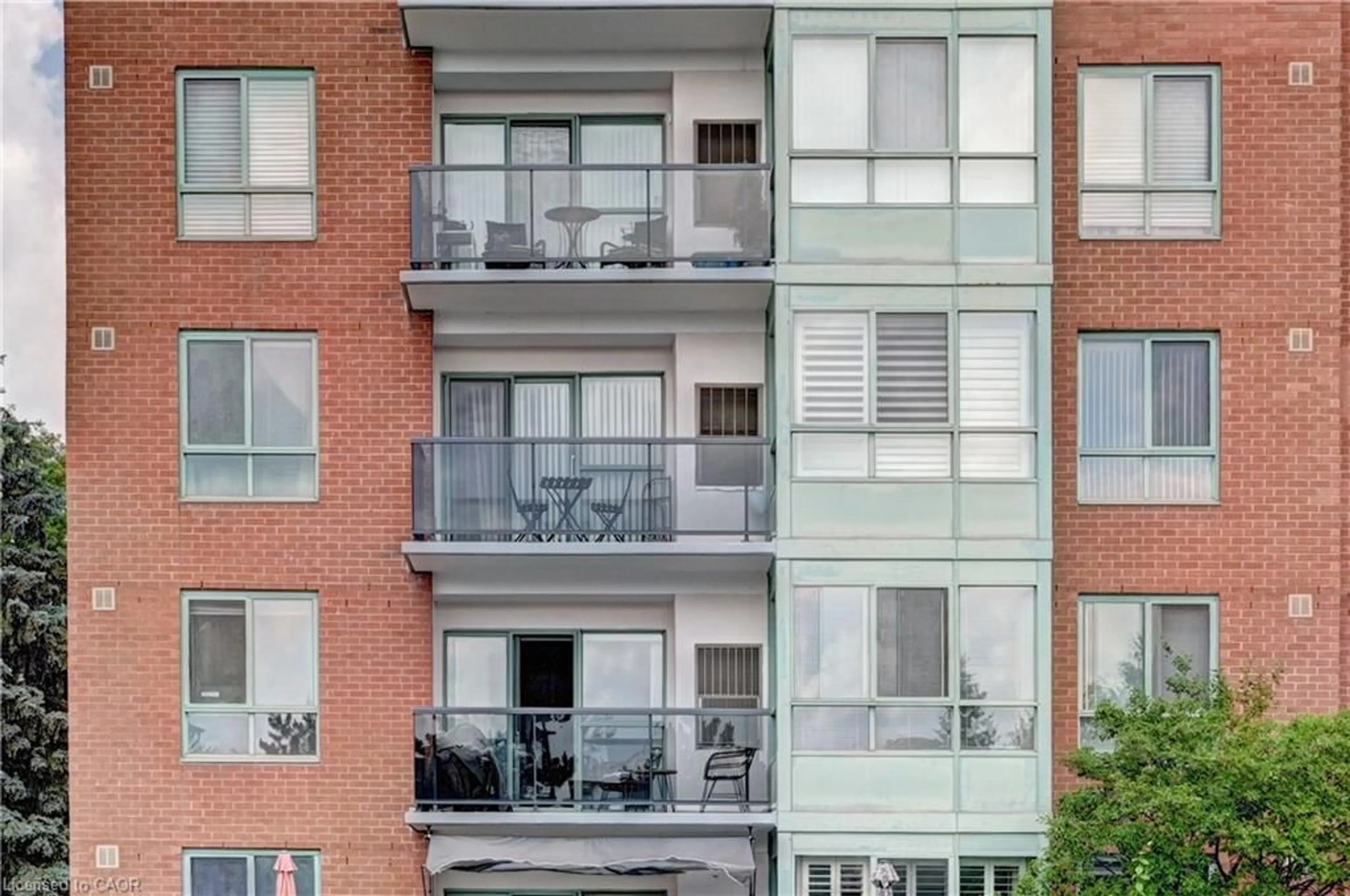Balcony in the apartment, unknown for 30 Blue Springs Dr #305, Waterloo Ontario N2J 4T2