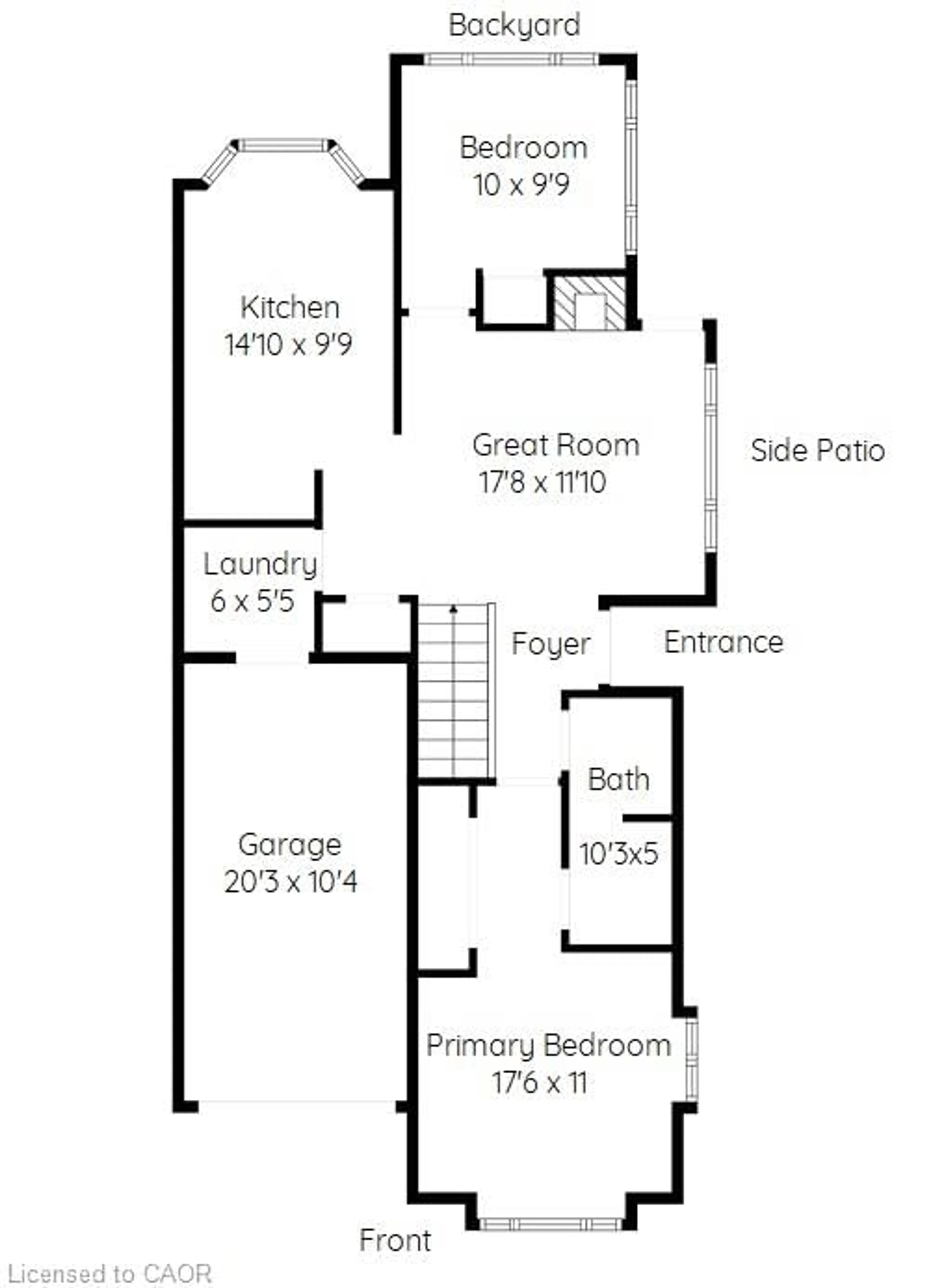 Floor plan for 175 Fiddlers Green Rd #38, Ancaster Ontario L9G 4X7