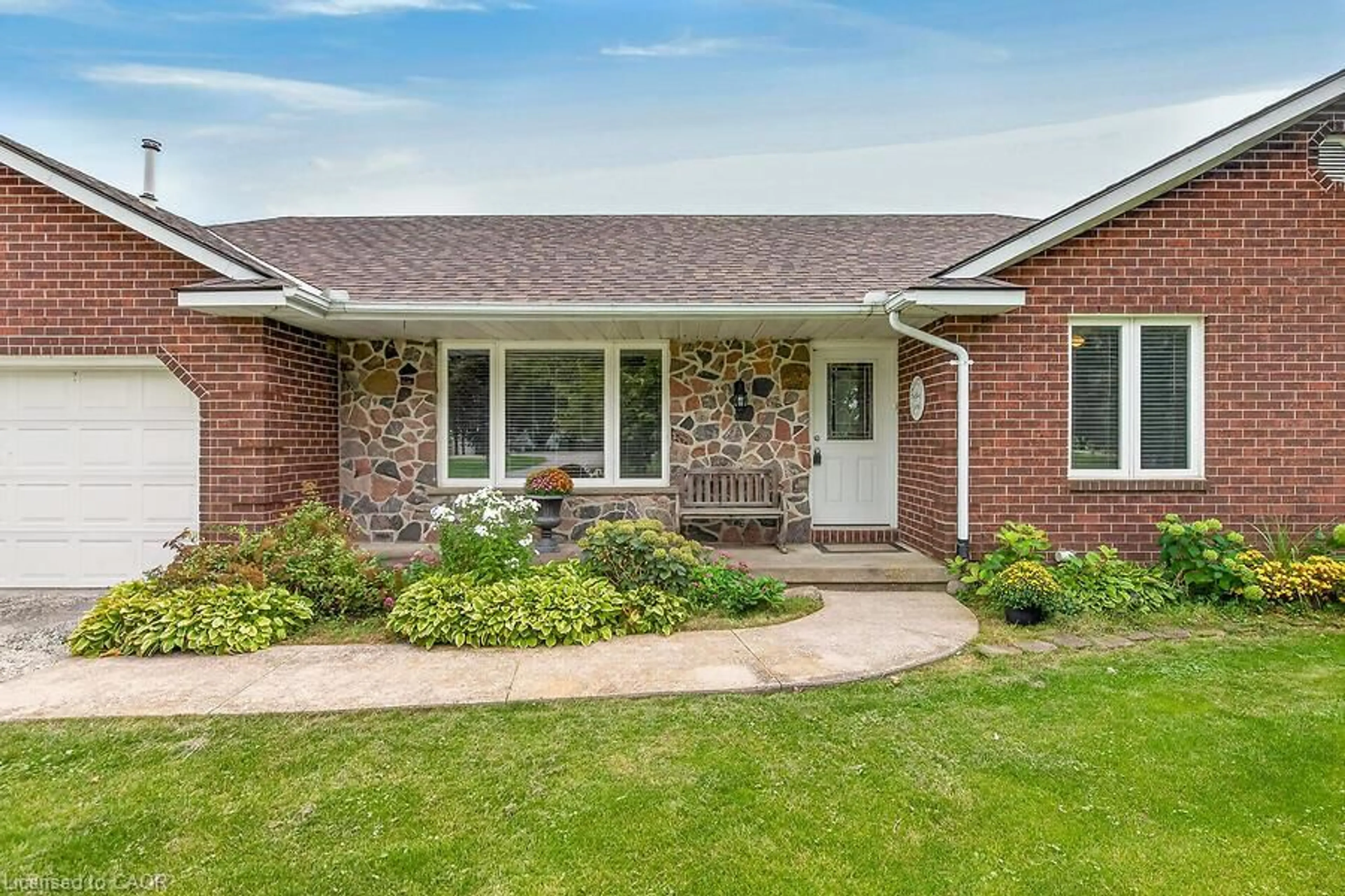 Home with brick exterior material, street for 614 10th Concession Rd, Hagersville Ontario N0A 1H0