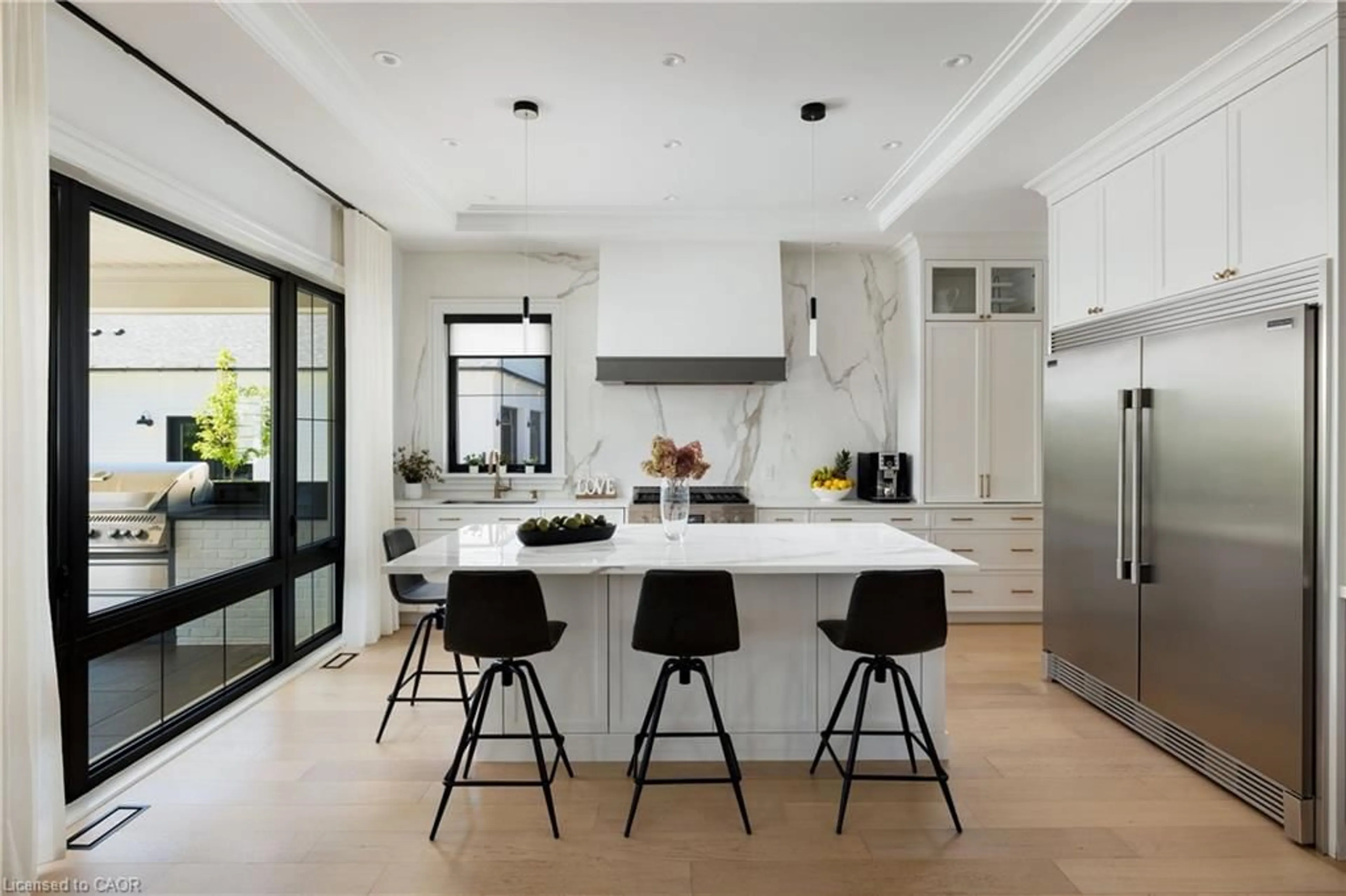 Contemporary kitchen, ceramic/tile floor for 9275 Wellington Rd 50, Acton Ontario L7J 2L8
