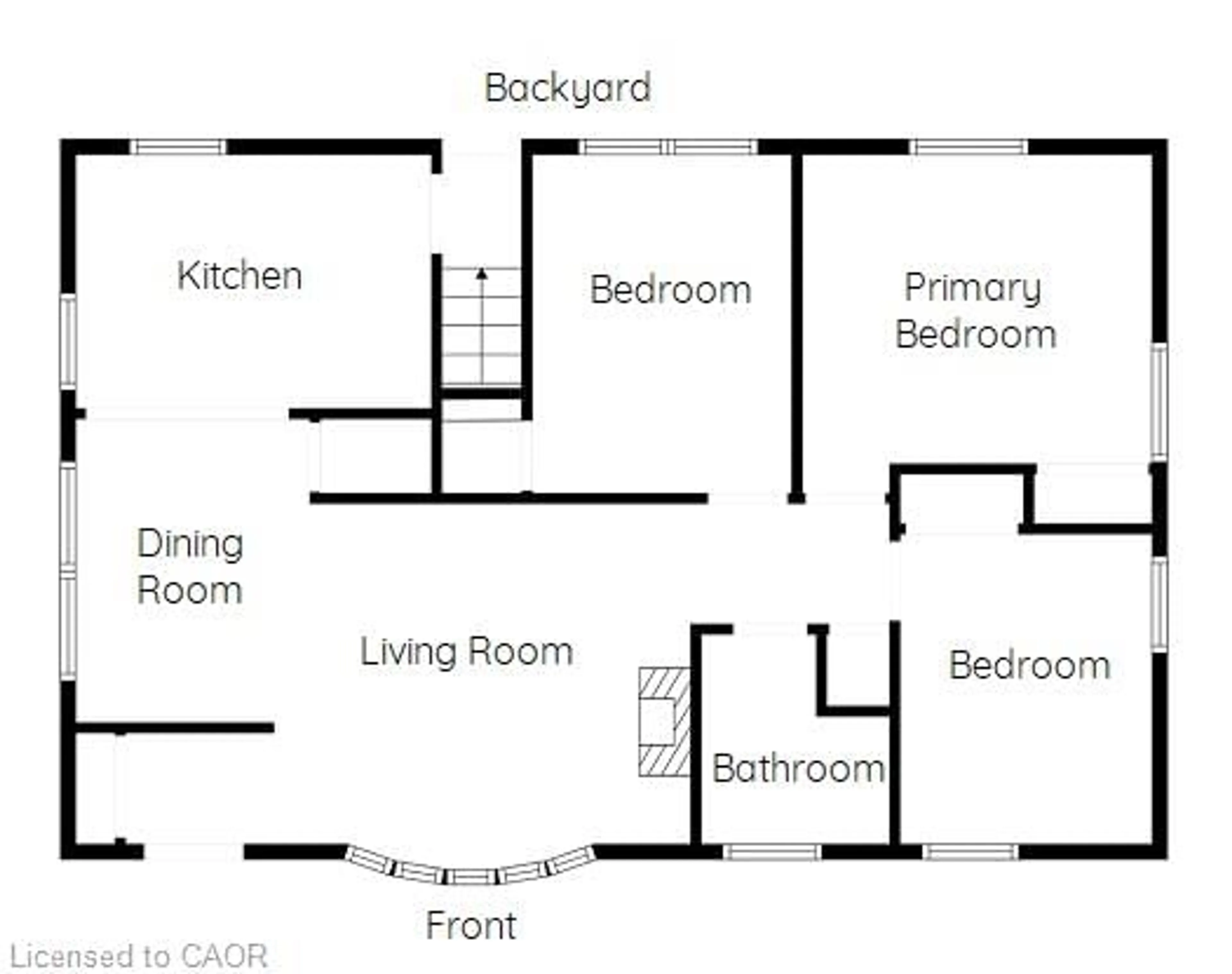 Floor plan for 24 Delsey St, Dundas Ontario L9H 1S1