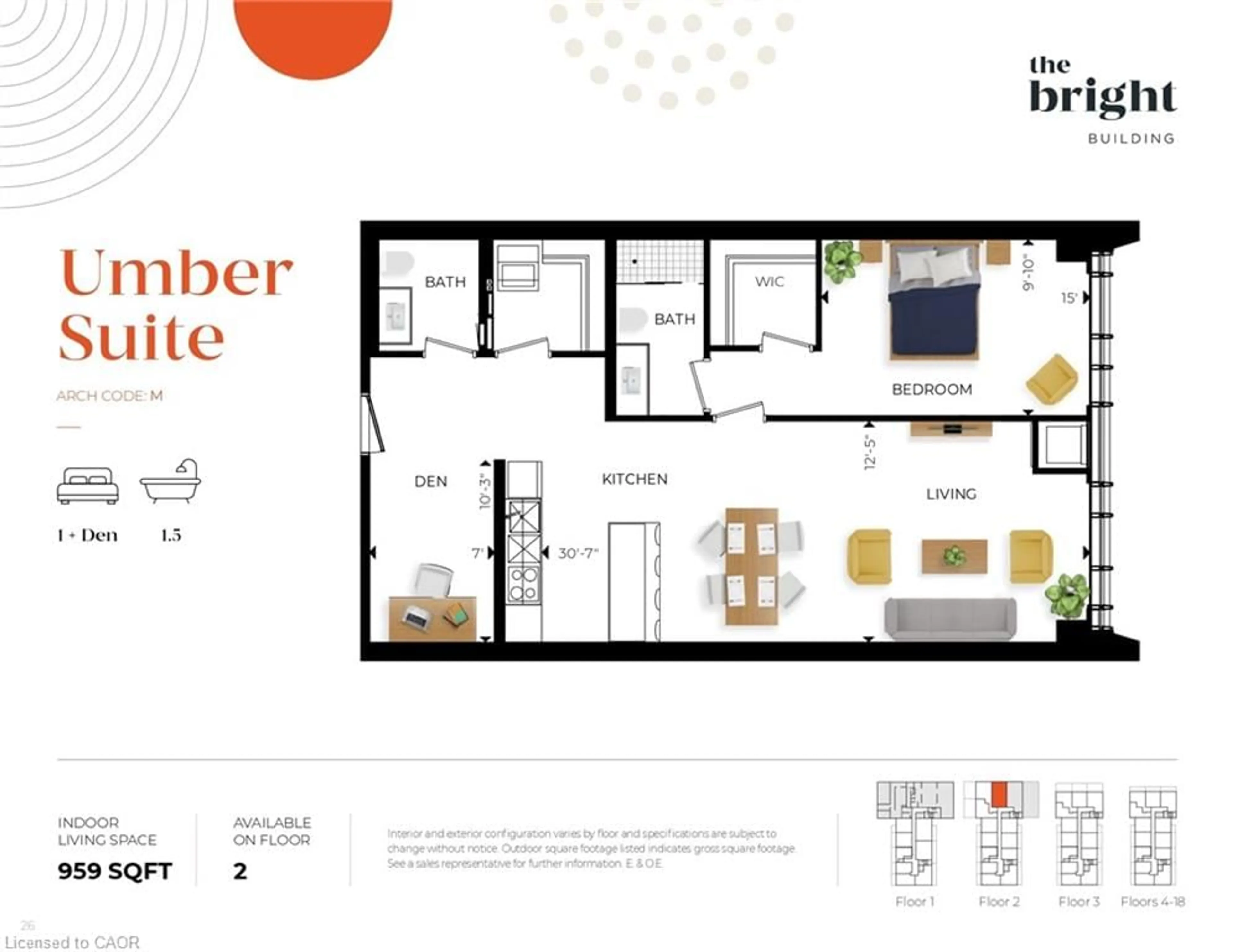 Floor plan for 741 King St #201, Kitchener Ontario N2G 4K9