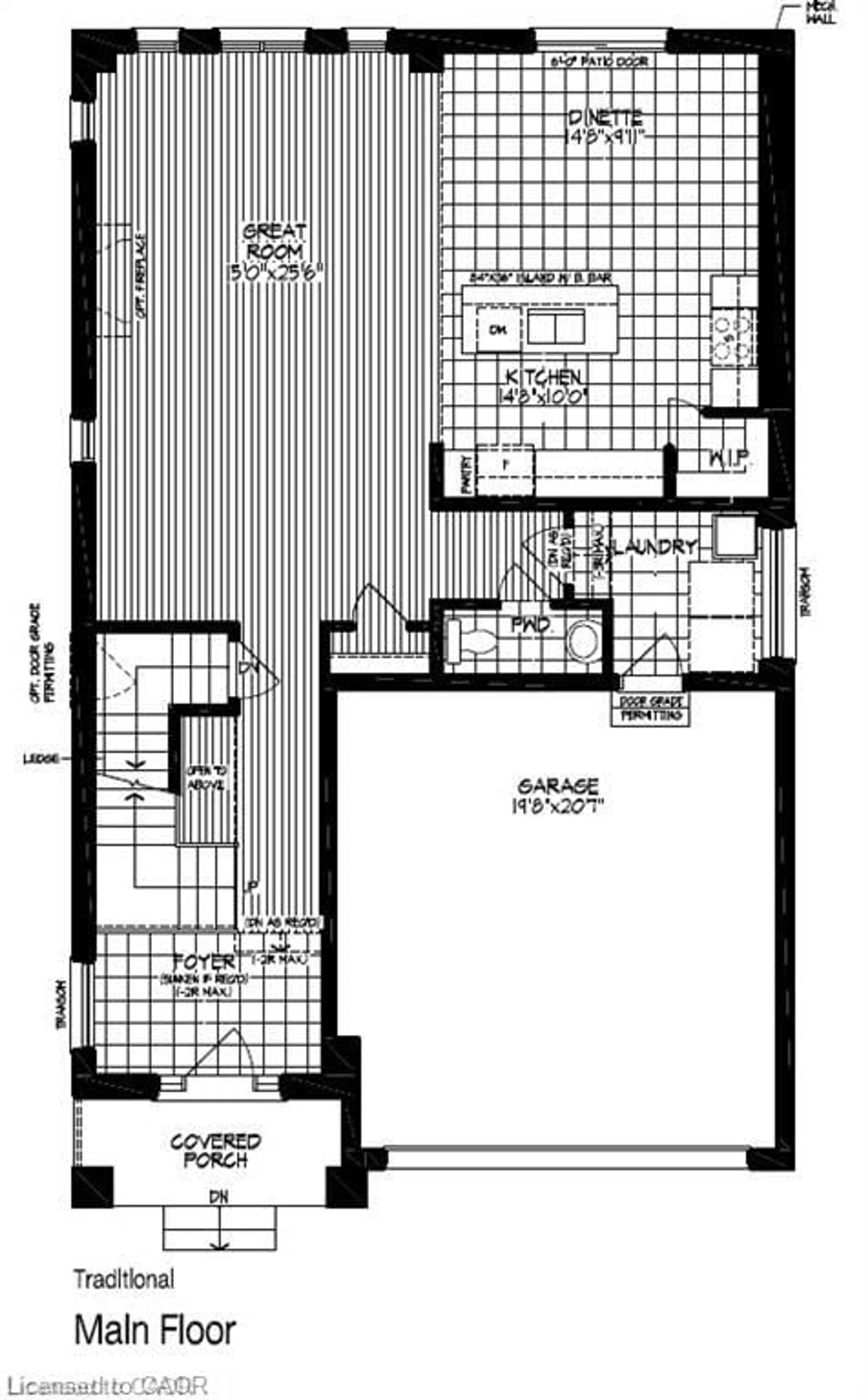 Floor plan for 125 Jacob Detweiller Dr #Lot 0091, Kitchener Ontario N2P 0L5