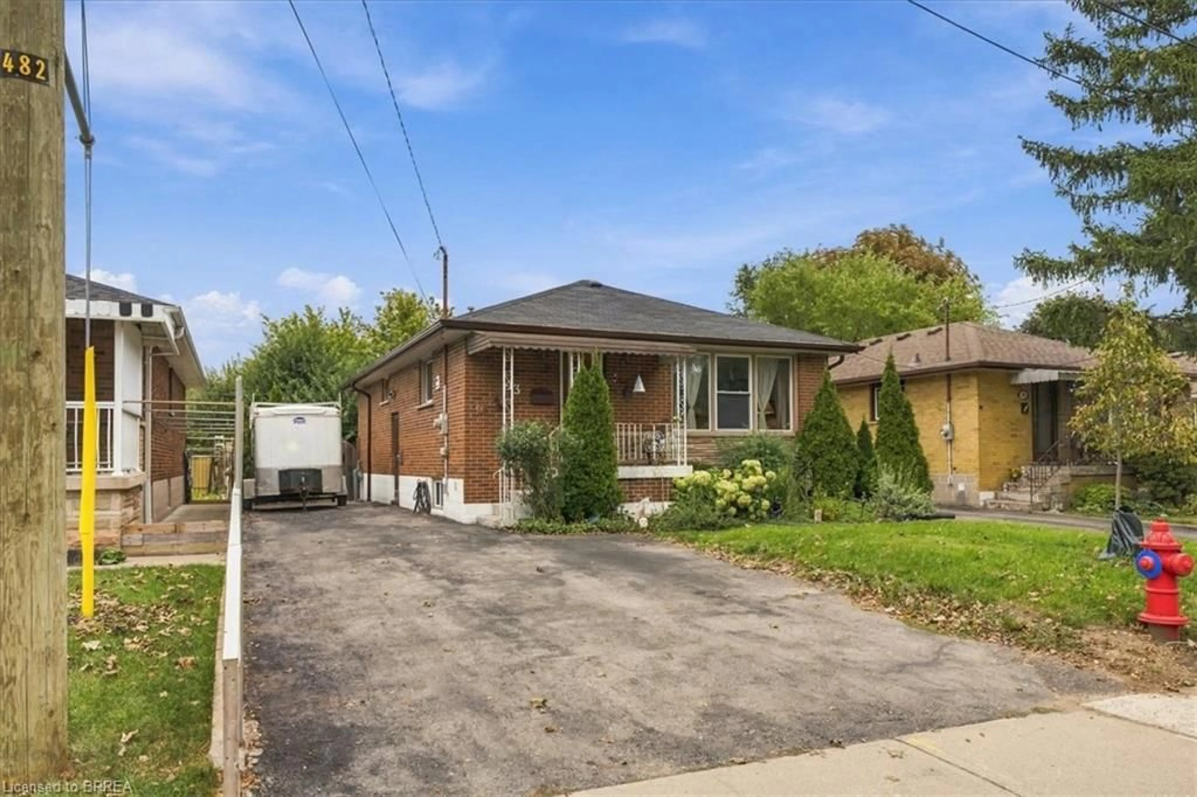 Home with brick exterior material, street for 43 Cheryl Ave, Hamilton Ontario L8V 1Y4