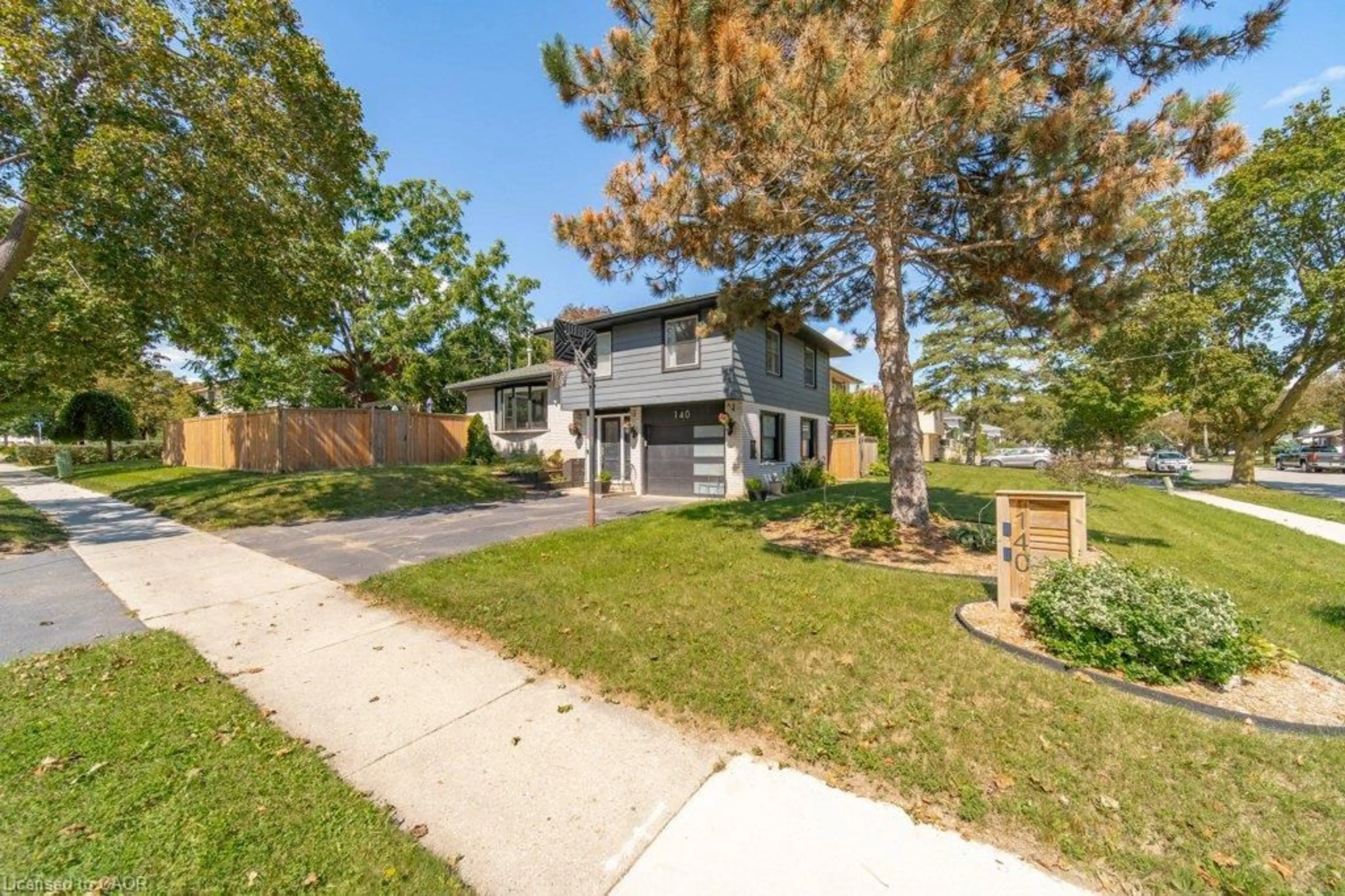 A pic from outside/outdoor area/front of a property/back of a property/a pic from drone, street for 140 Avon Rd, Kitchener Ontario N2B 1T7