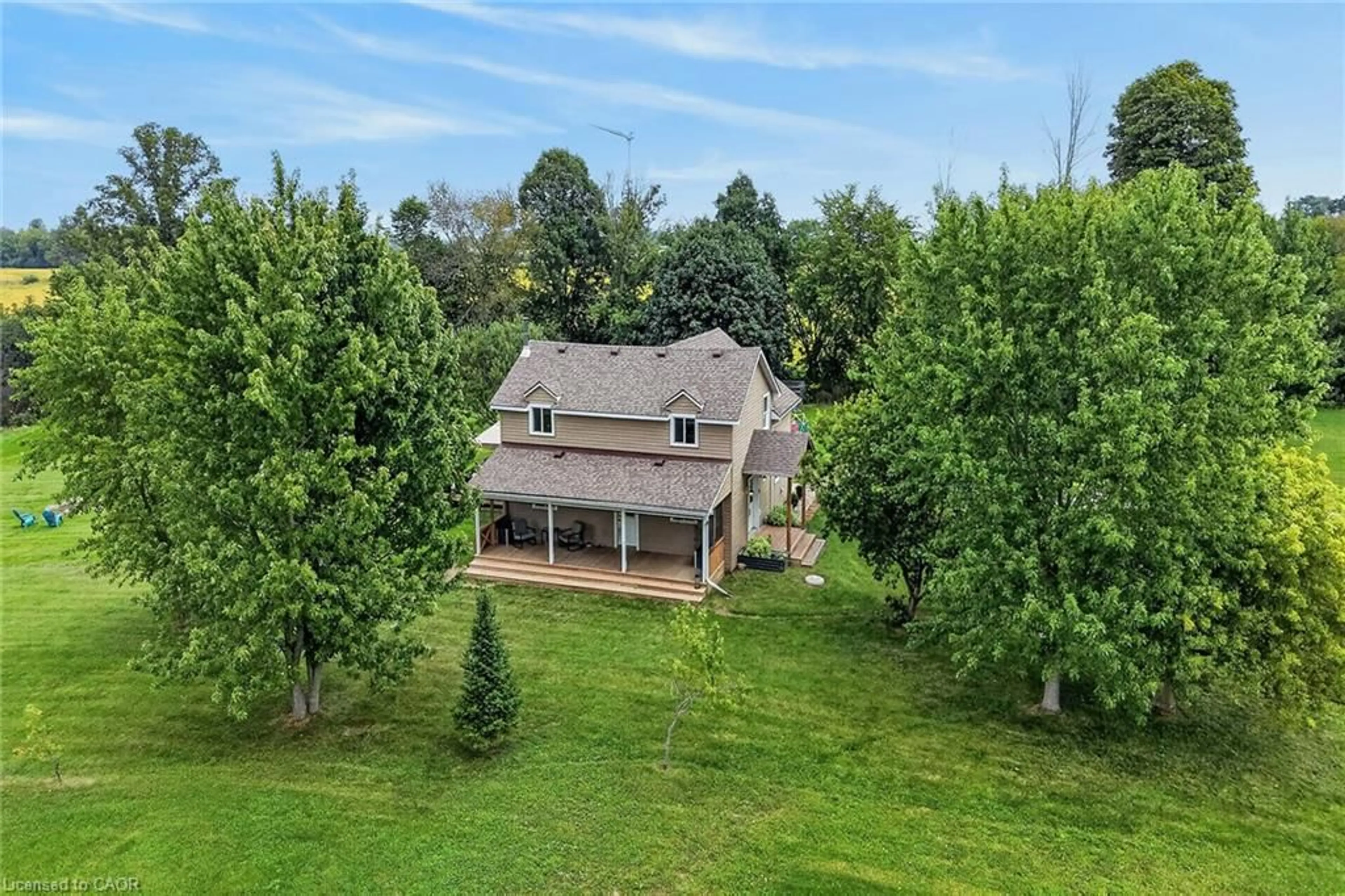 A pic from outside/outdoor area/front of a property/back of a property/a pic from drone, unknown for 1093 Concession 2 Walpole Rd, Selkirk Ontario N0A 1P0