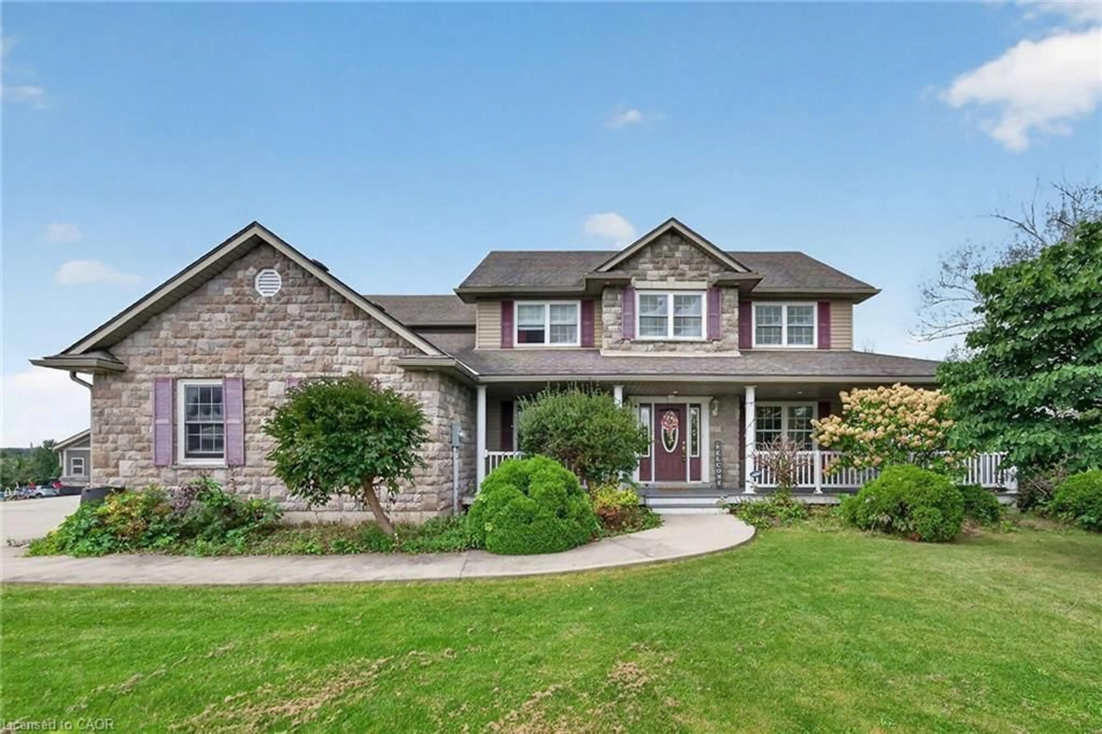 Home with brick exterior material, street for 55 Monture St, Cayuga Ontario N0A 1E0