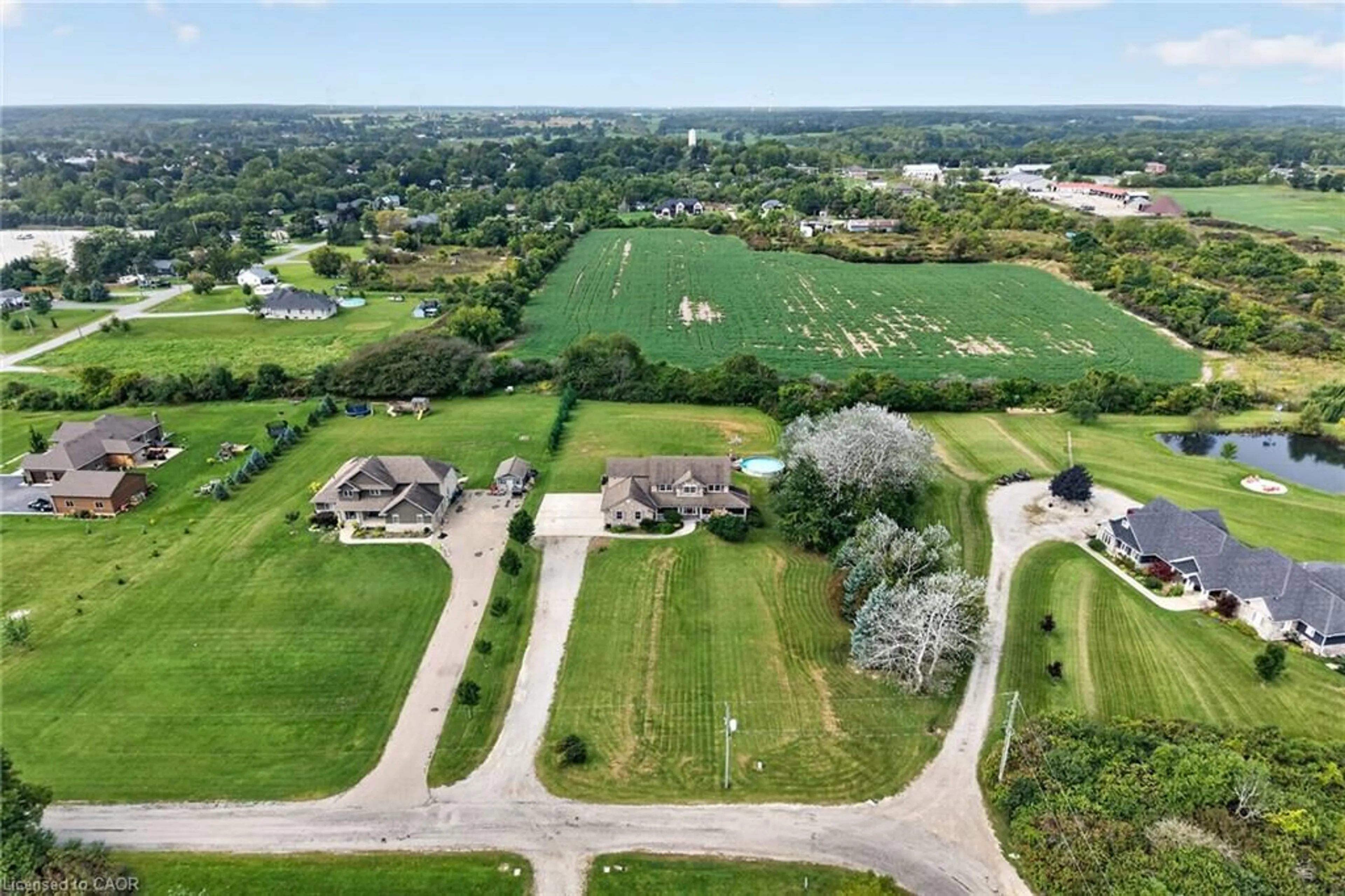 A pic from outside/outdoor area/front of a property/back of a property/a pic from drone, mountain view for 55 Monture St, Cayuga Ontario N0A 1E0