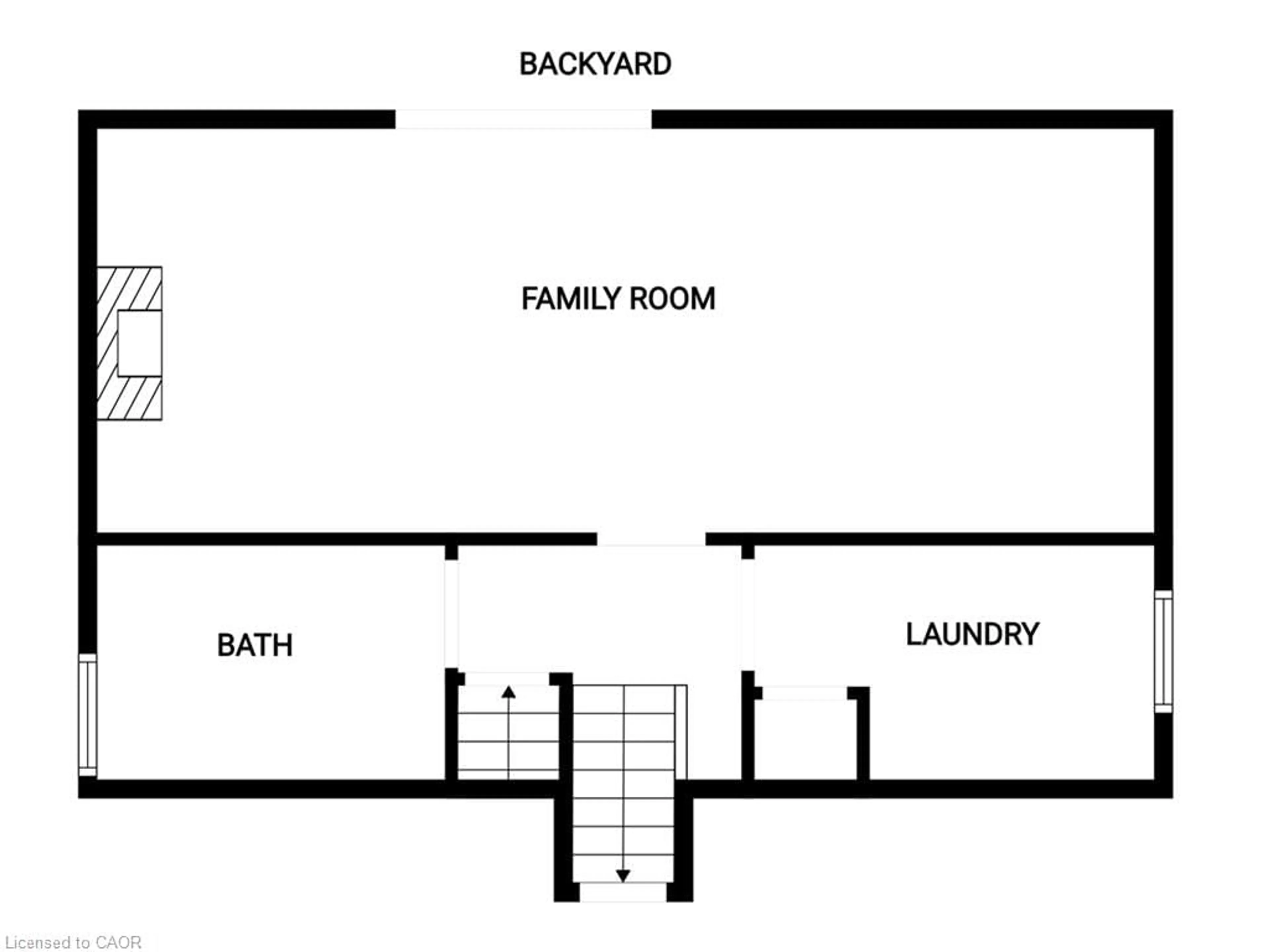 Floor plan for 64 Winnett St, Cayuga Ontario N0A 1E0