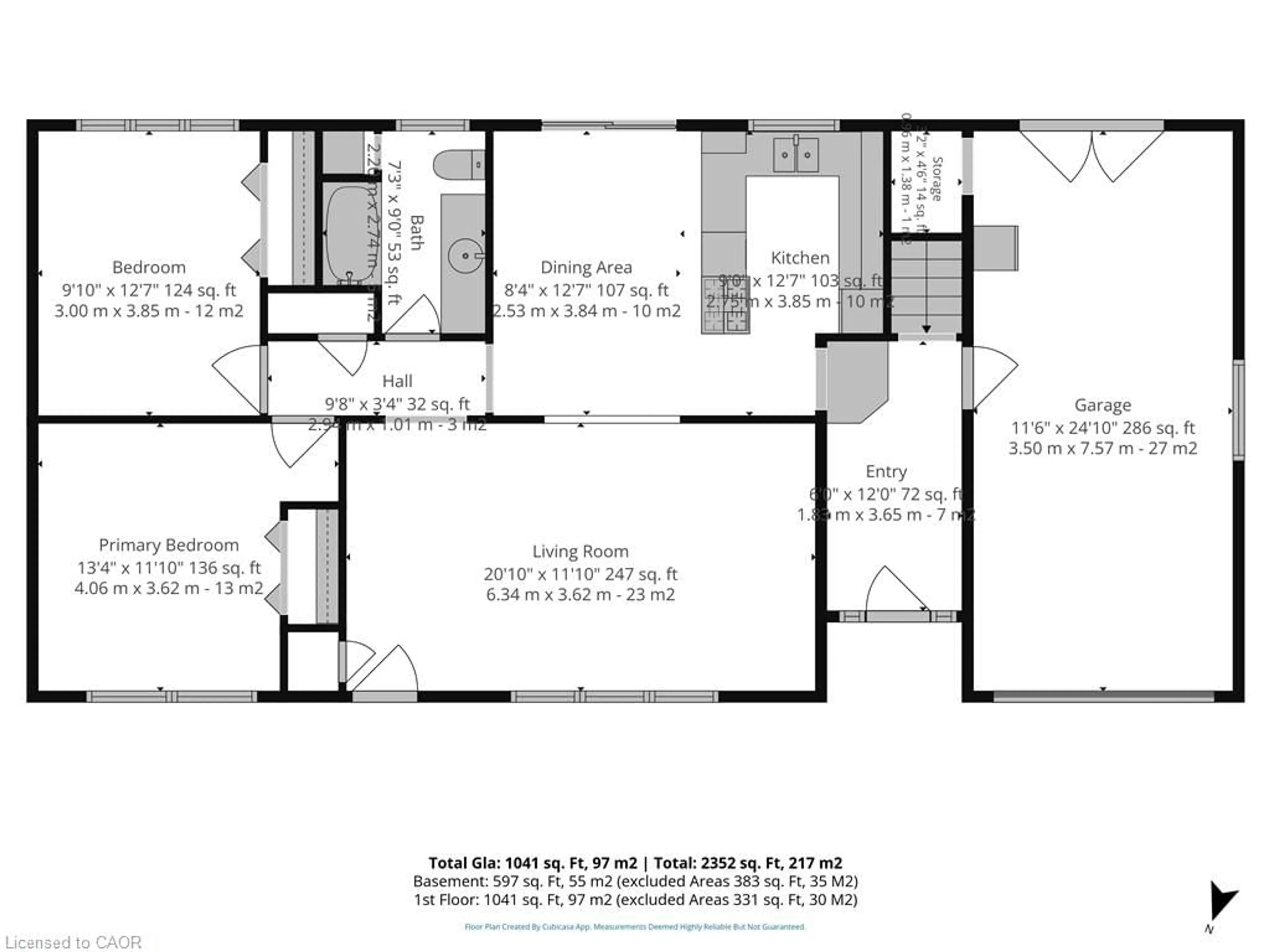 Floor plan for 154 First Ave, Delhi Ontario N4B 1G4