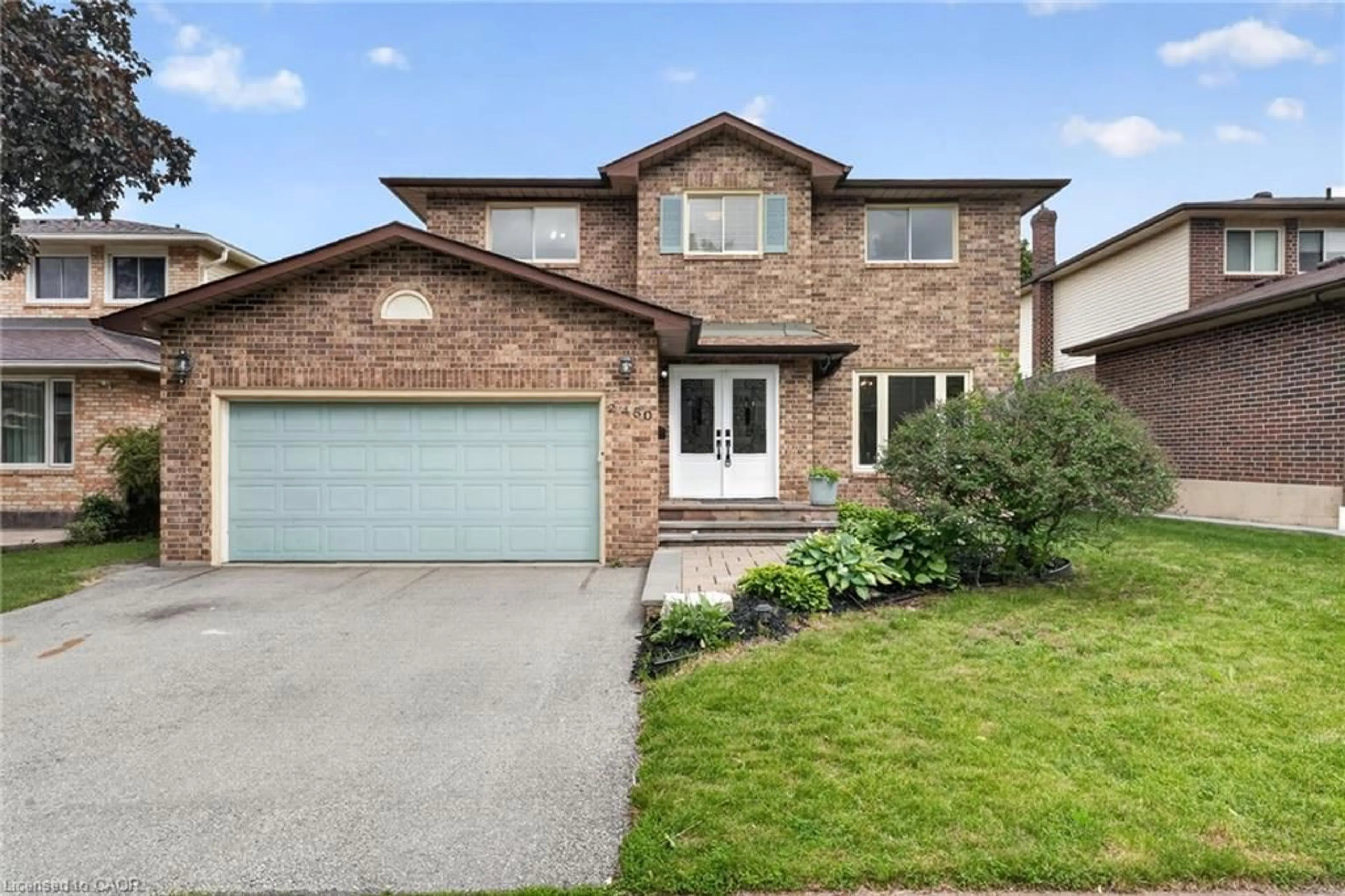 Home with brick exterior material, street for 2450 Overton Dr, Burlington Ontario L7P 4B5
