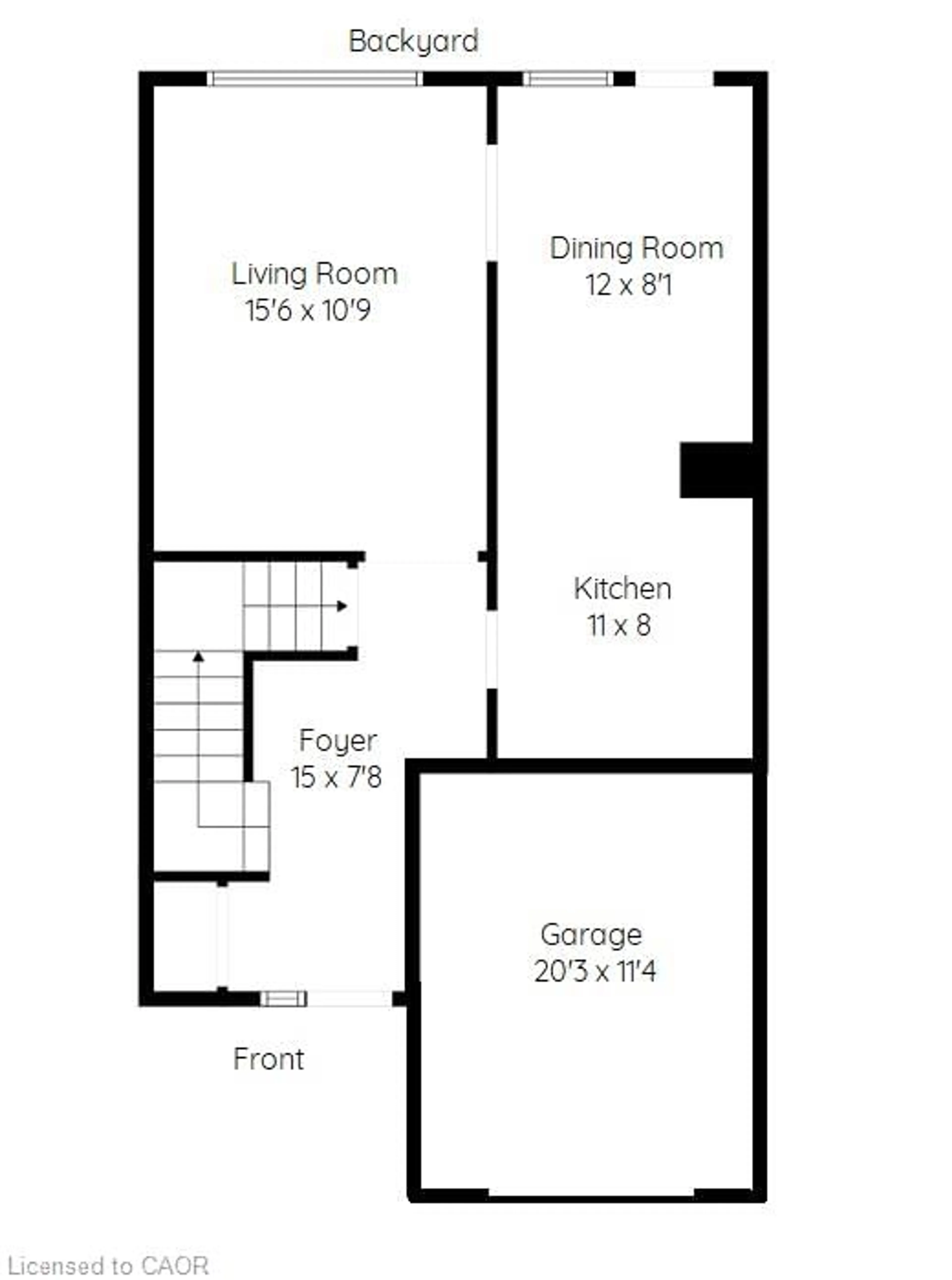 Floor plan for 100 Golden Orchard Dr, Hamilton Ontario L9C 6J5