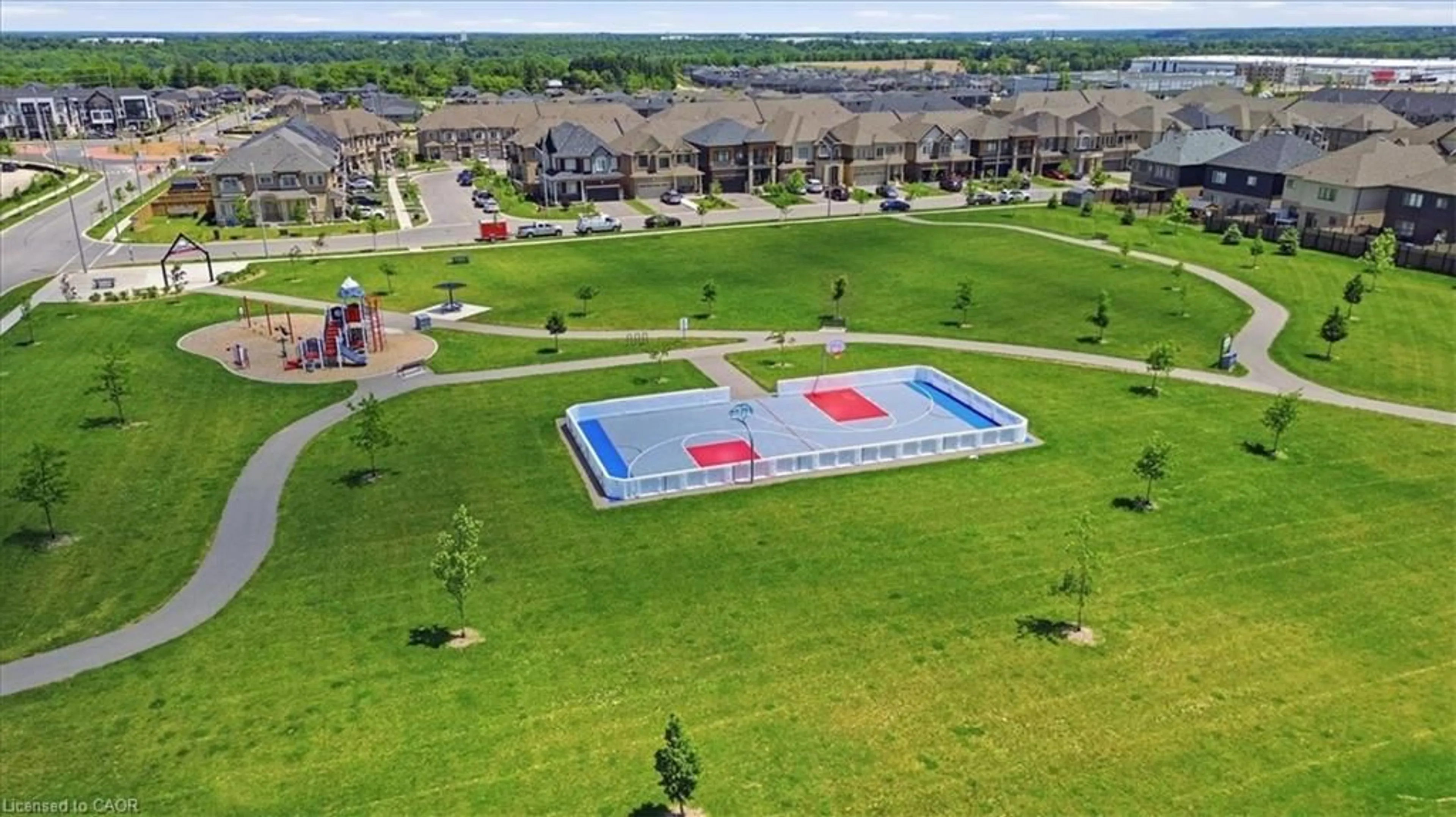 A pic from outside/outdoor area/front of a property/back of a property/a pic from drone, unknown for 15 Moriarity Dr, Paris Ontario N3L 0K4