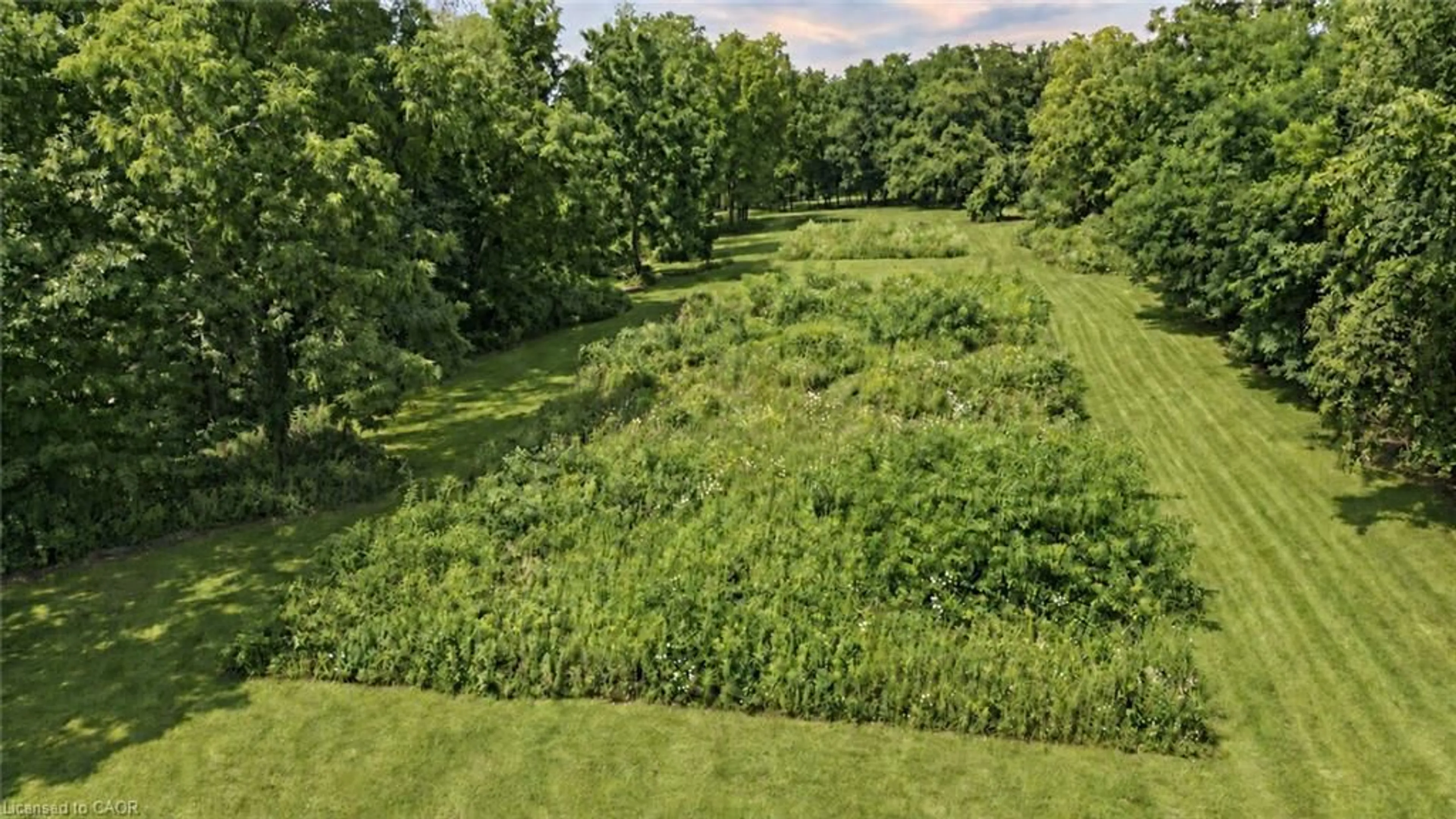 A pic from outside/outdoor area/front of a property/back of a property/a pic from drone, forest/trees view for 130 Concession 5 Rd, Waterdown Ontario L8B 1K5