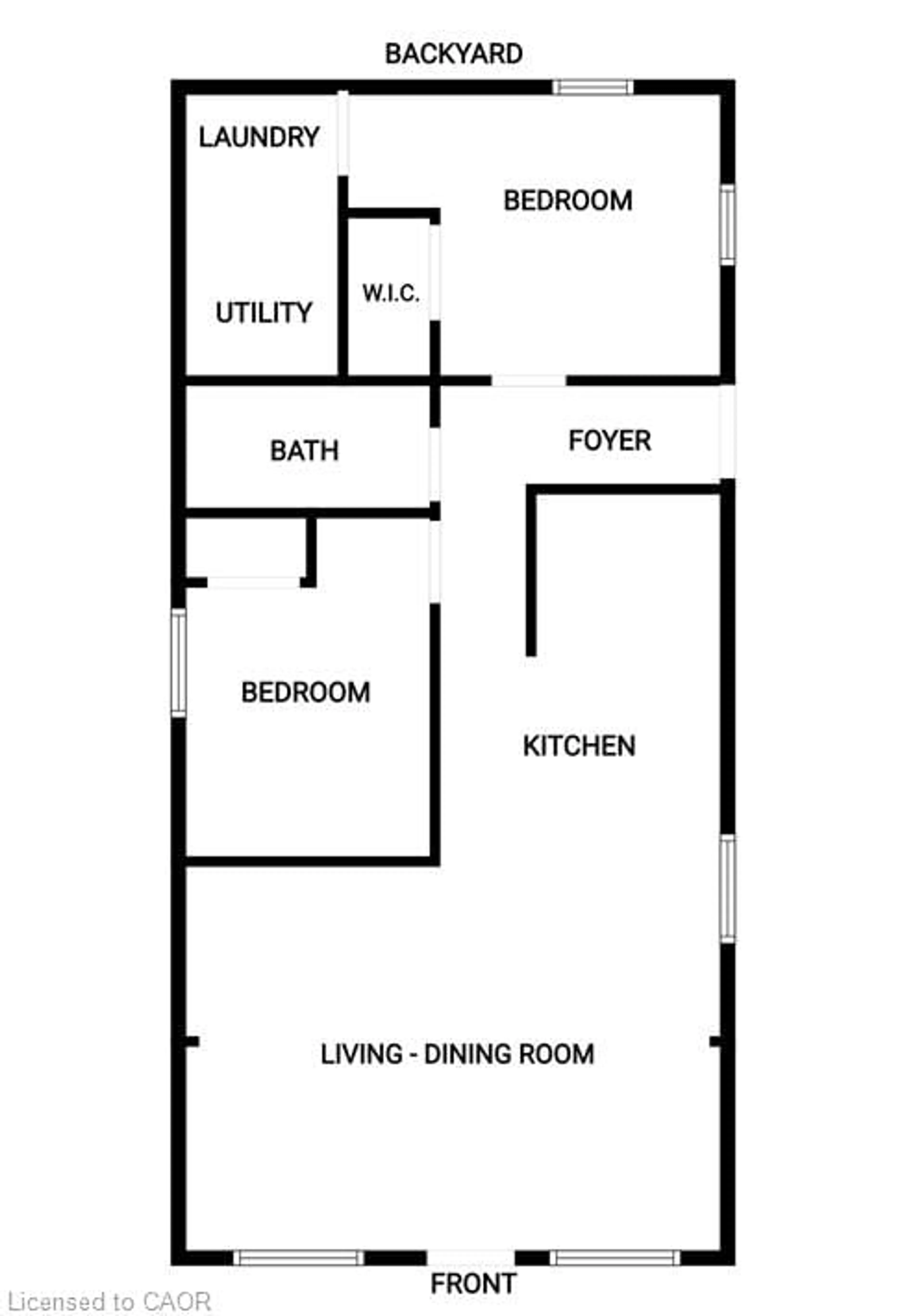 Floor plan for 10 Graham St, St. Catharines Ontario L2N 5L2