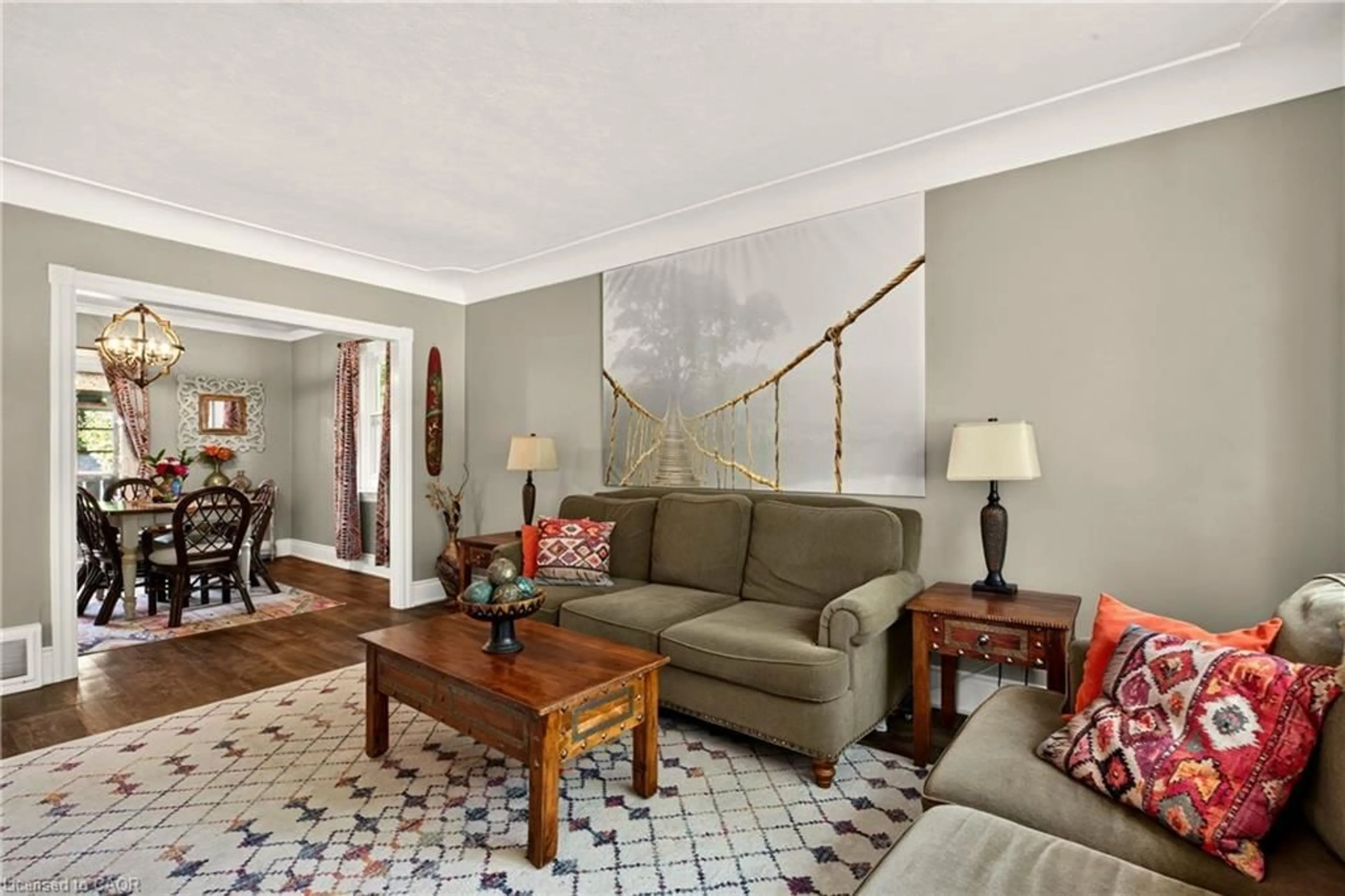 Living room with furniture, unknown for 5 Cameron Ave, Hamilton Ontario L9H 1P4