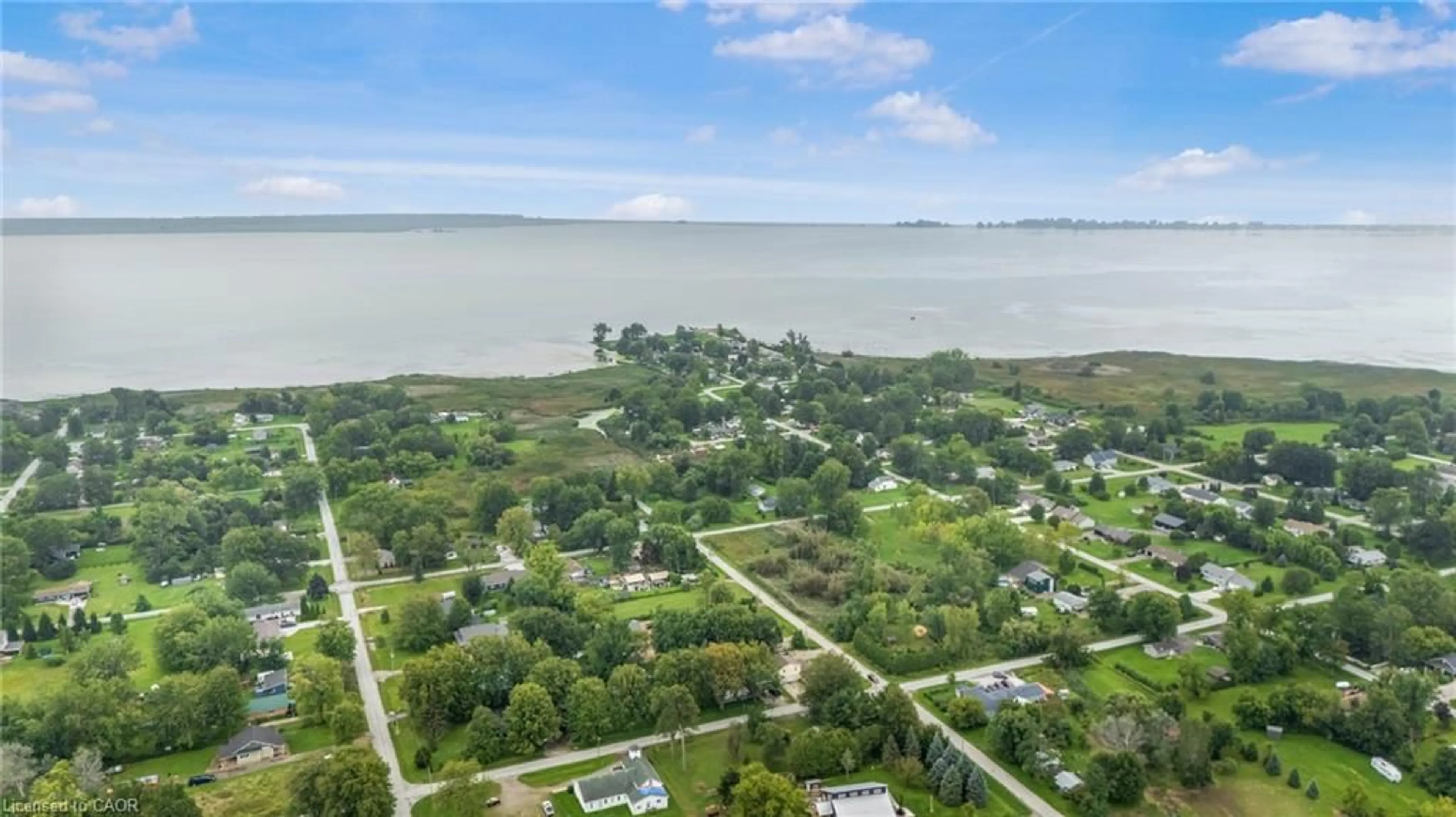 A pic from outside/outdoor area/front of a property/back of a property/a pic from drone, water/lake/river/ocean view for 185 Metcalfe St, Blenheim Ontario N0P 1A0