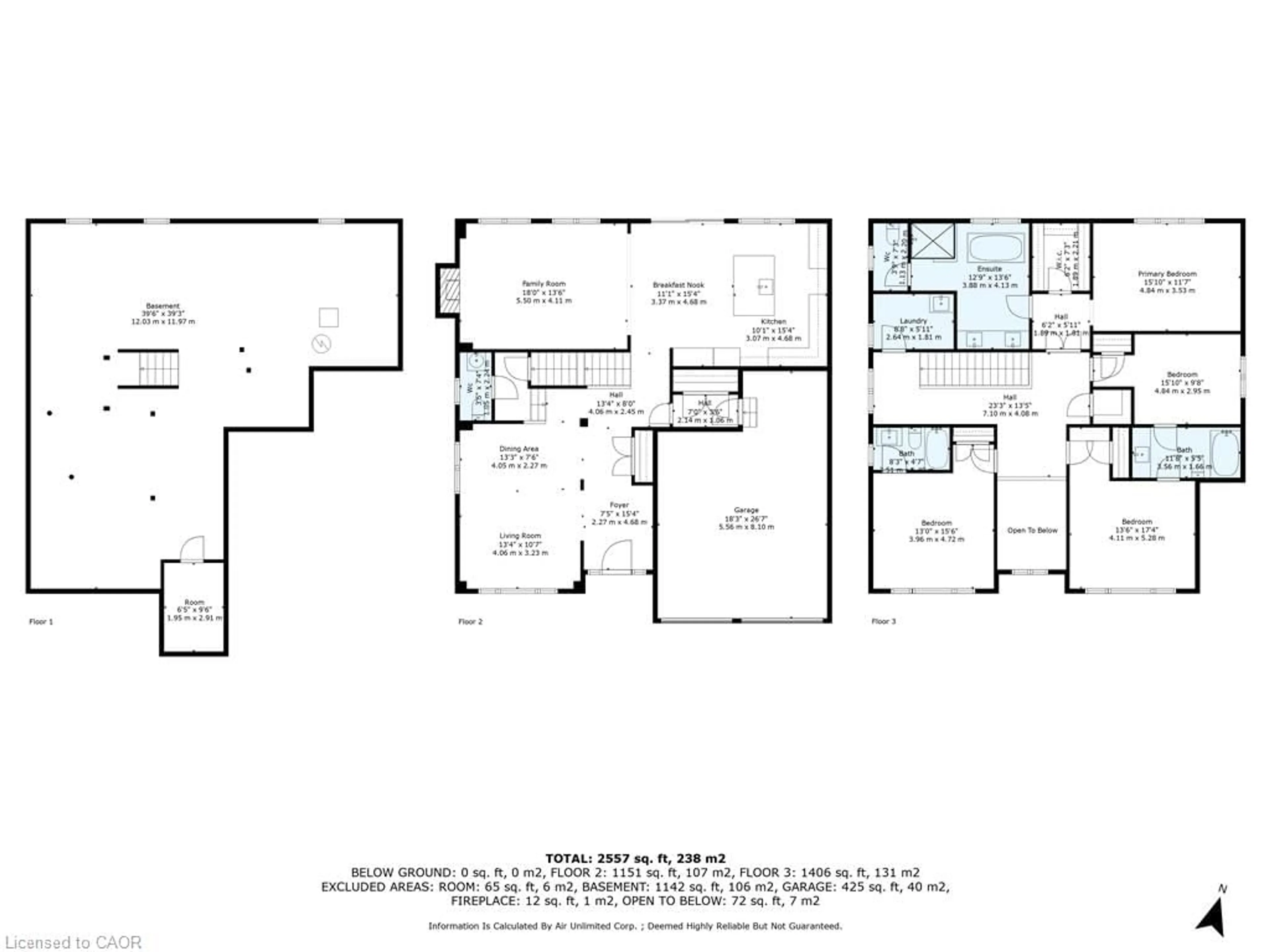 Floor plan for 51 Sparrow Way, Colgan Ontario L0G 1W0
