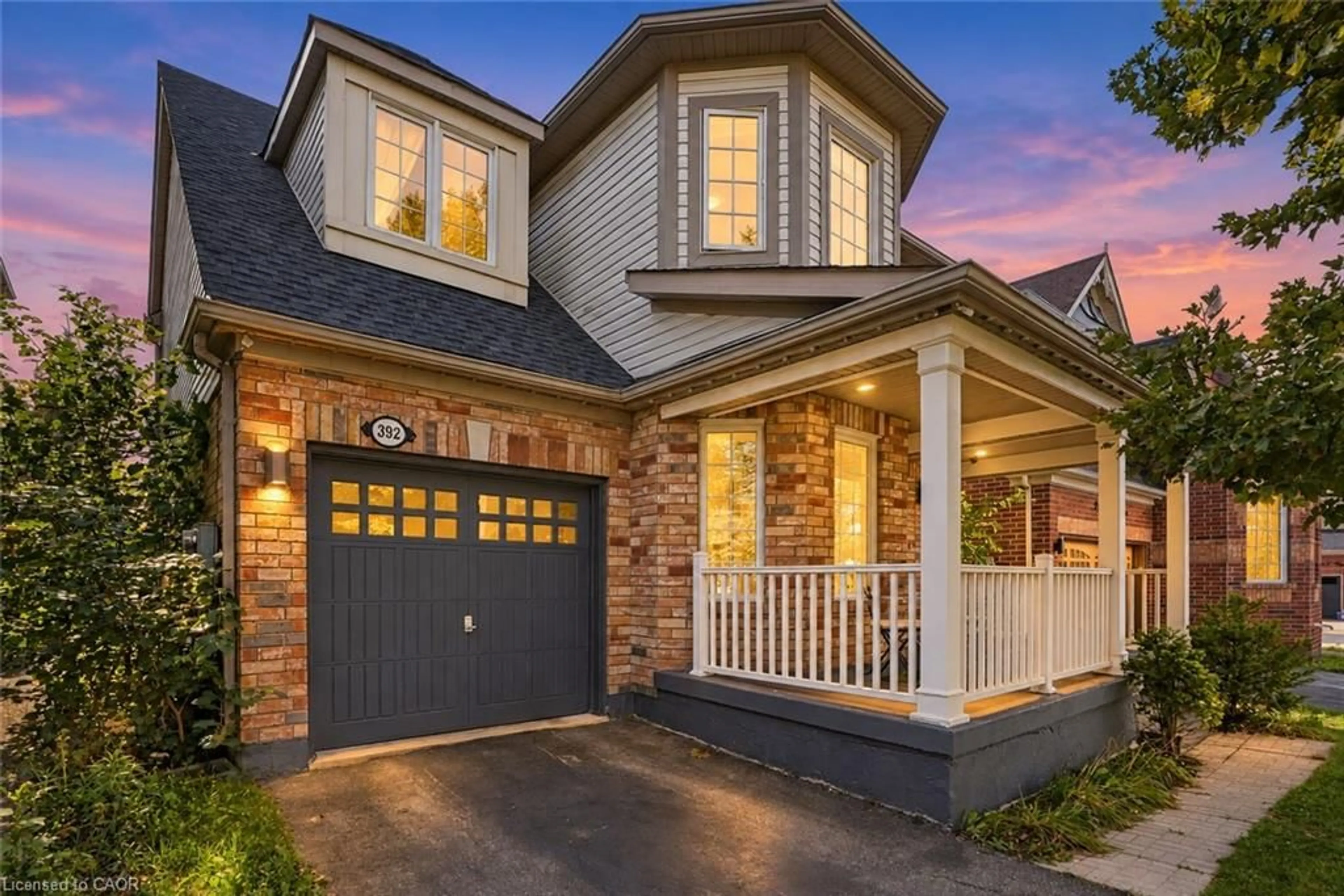 Home with brick exterior material, street for 392 Tonelli Lane, Milton Ontario L9T 0N4