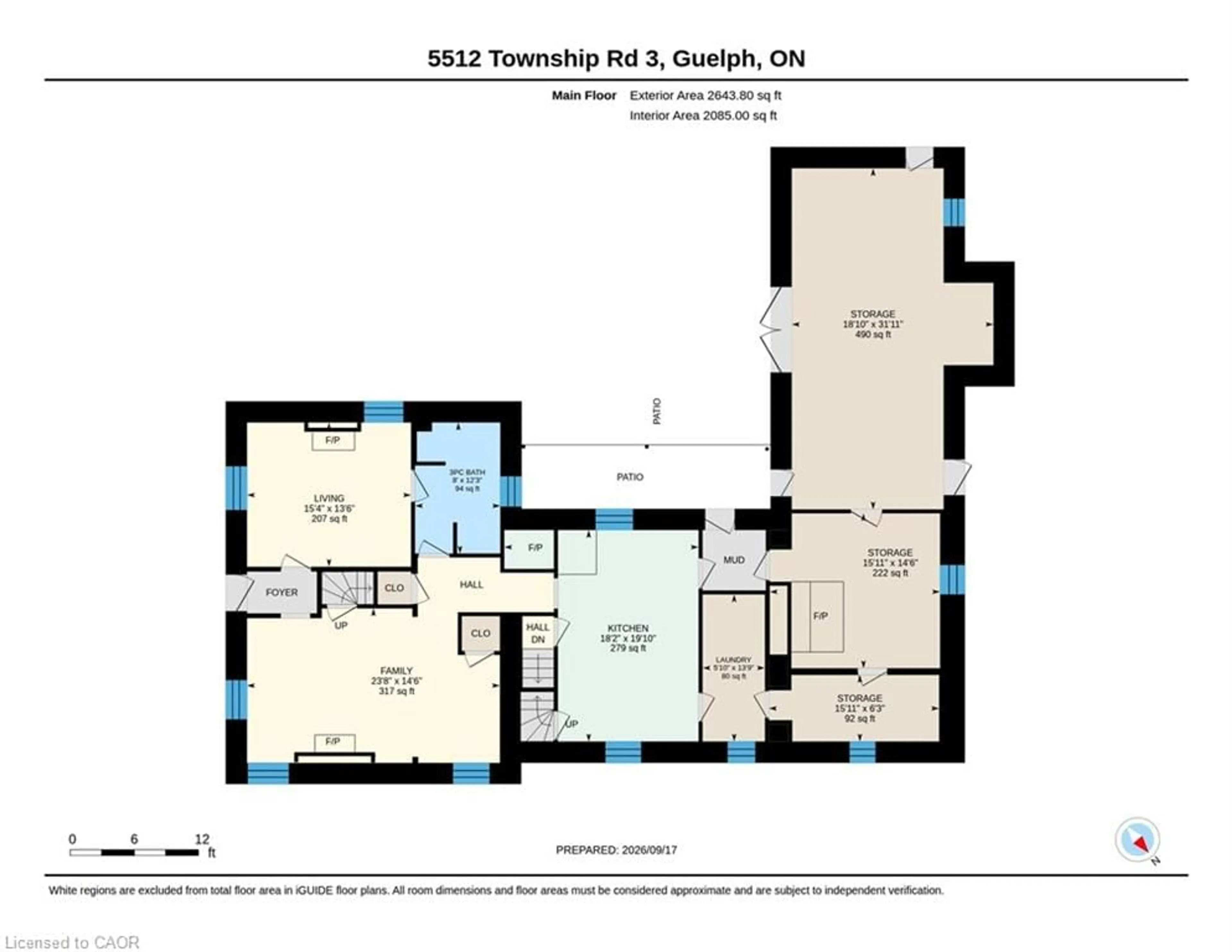 Floor plan for 5512 Township Rd 3, Guelph/Eramosa Ontario N0B 2M0