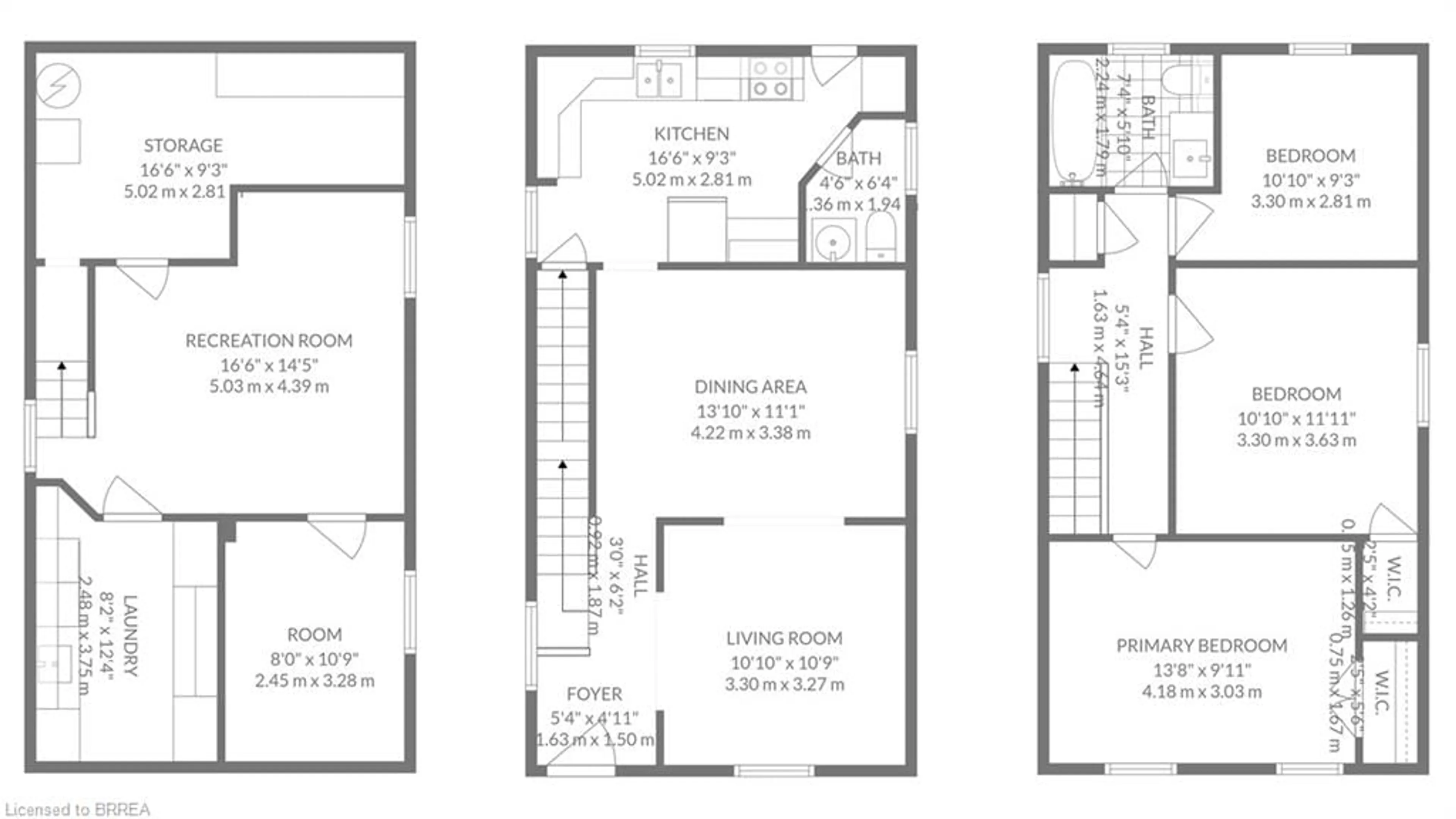 Floor plan for 271 Park Ave, Brantford Ontario N3S 5K8