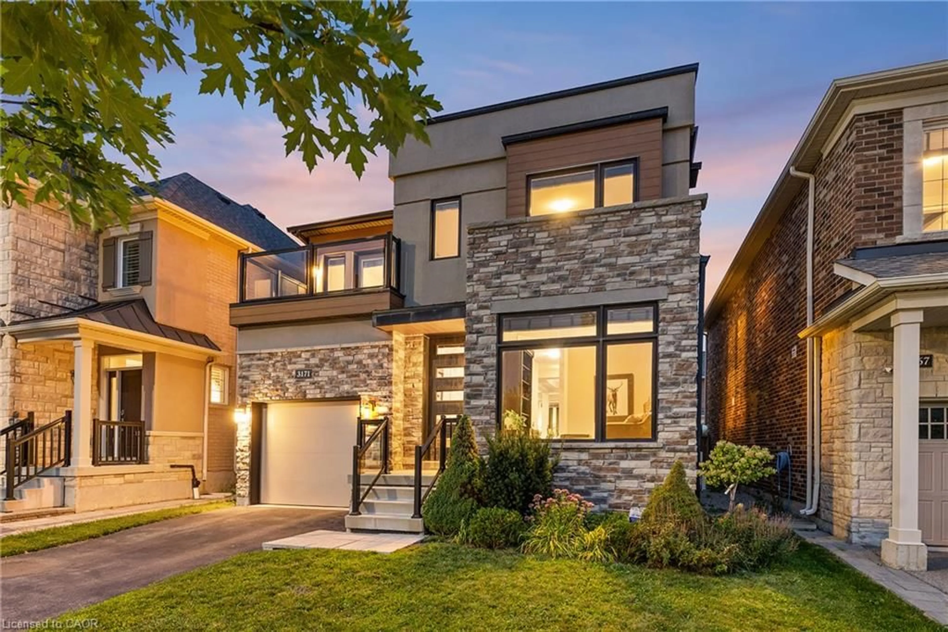 Home with brick exterior material, street for 3171 George Savage Ave, Oakville Ontario L6M 1L6