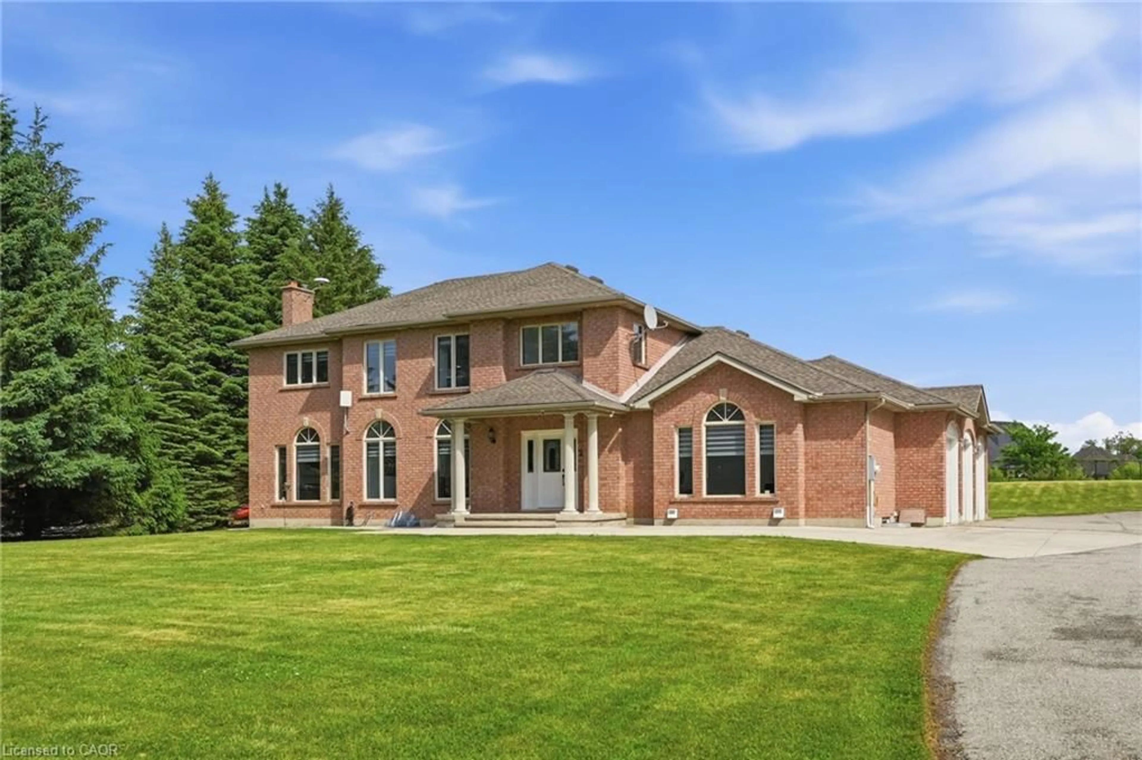Home with brick exterior material, unknown for 2 Currie Dr, Morriston Ontario N0B 2C0