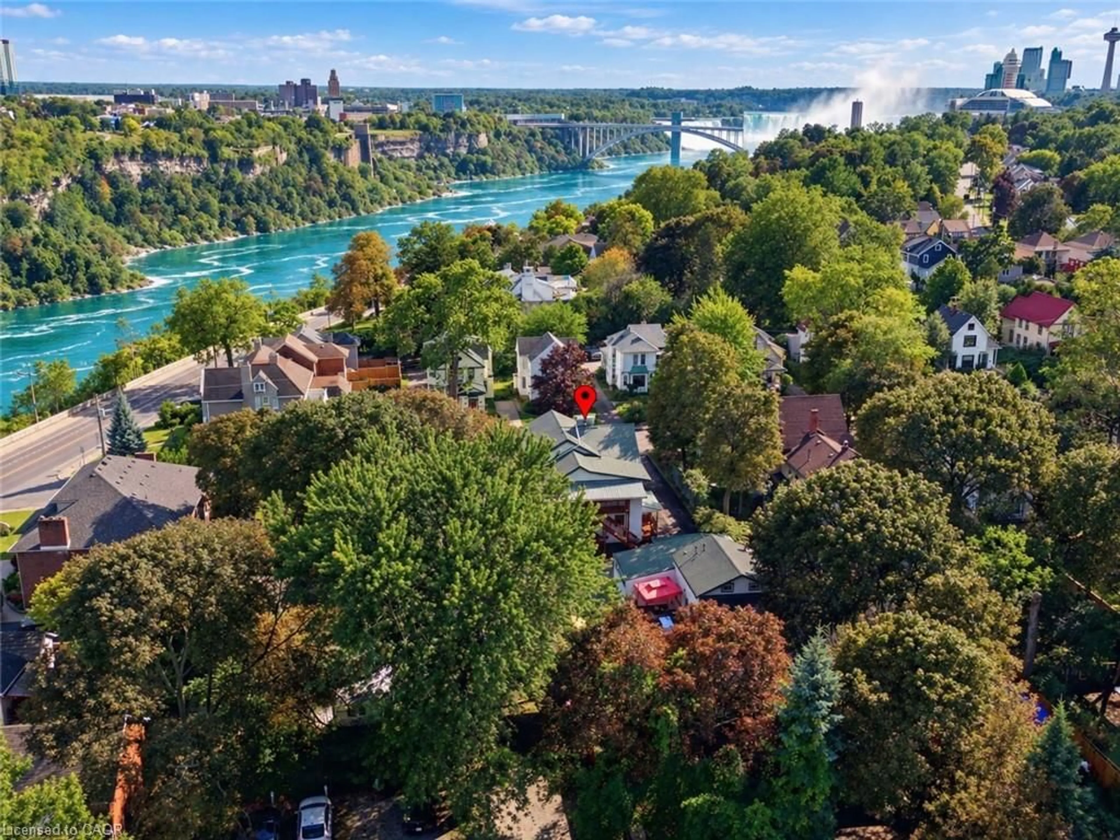 A pic from outside/outdoor area/front of a property/back of a property/a pic from drone, water/lake/river/ocean view for 4291 Simcoe St, Niagara Falls Ontario L2E 1T5