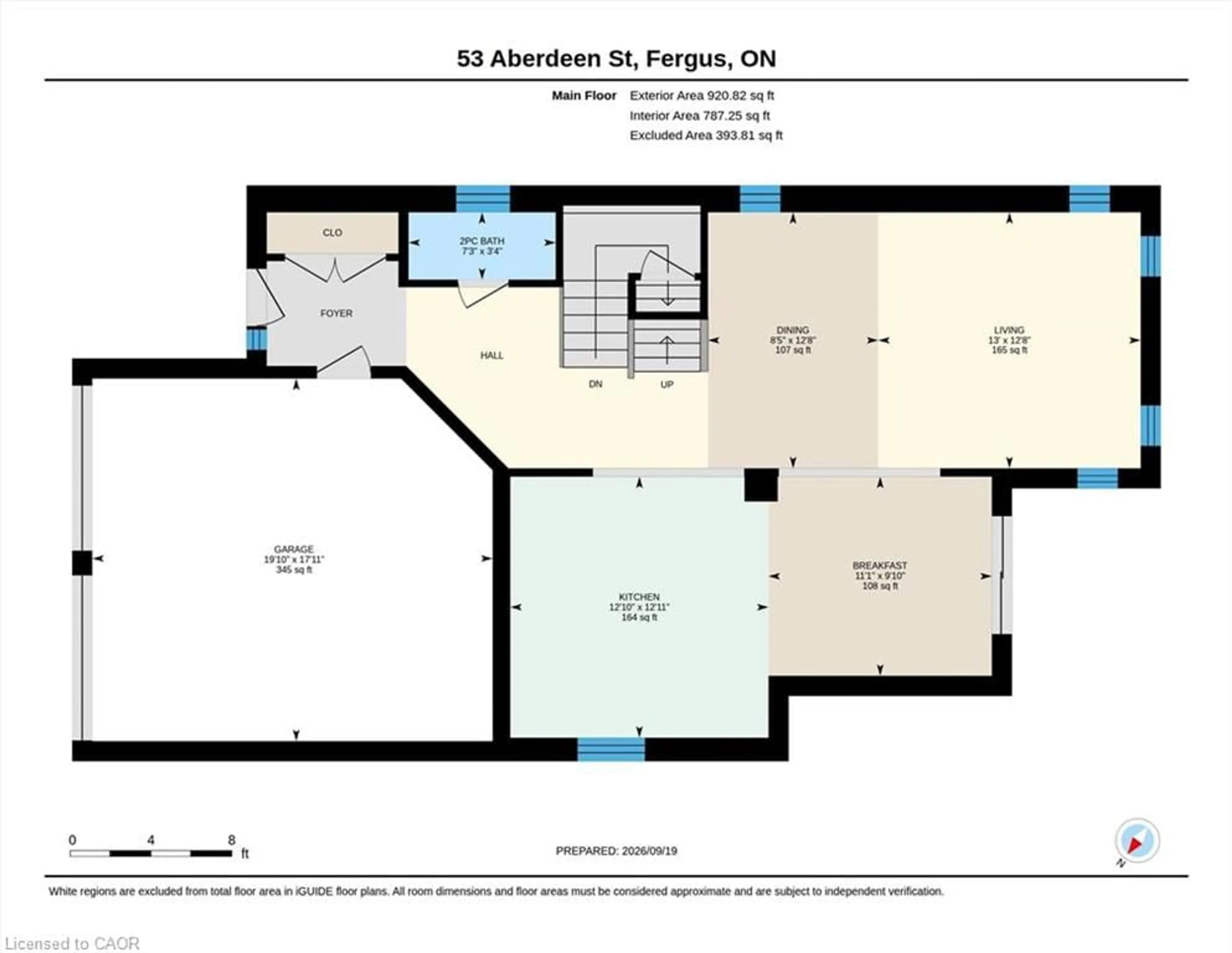 Floor plan for 53 Aberdeen St, Fergus Ontario N1M 0C1