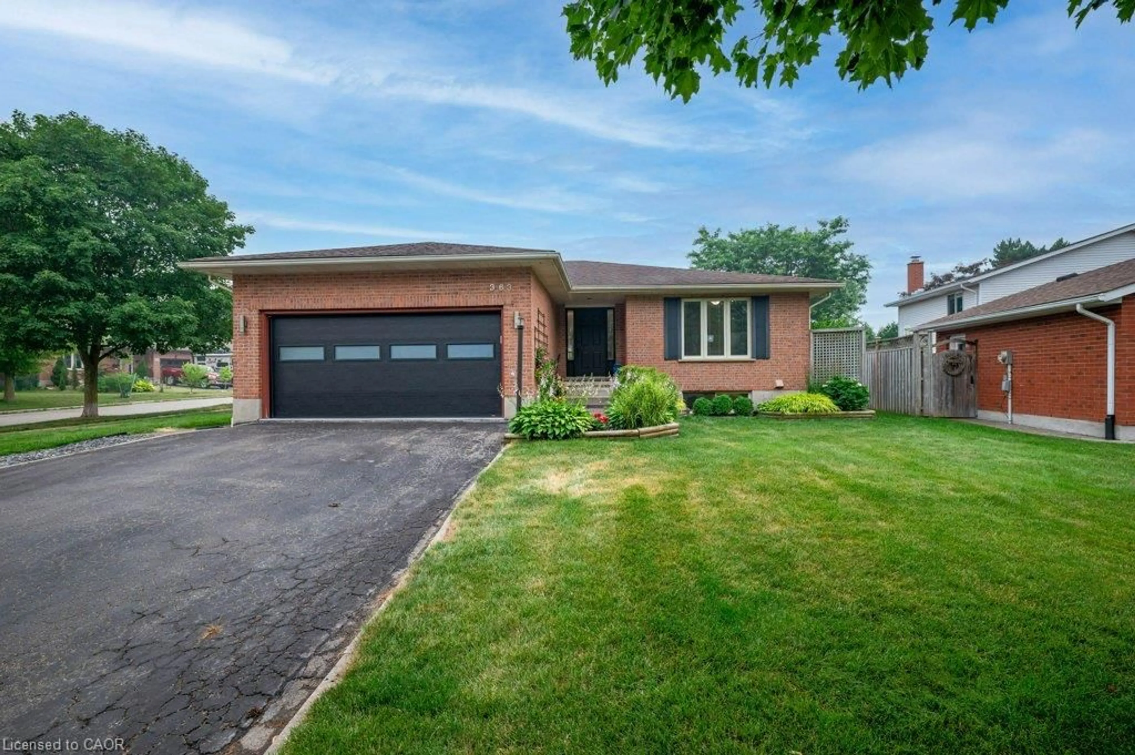 Home with brick exterior material, street for 363 Twinflower Cres, Waterloo Ontario N2V 1X2