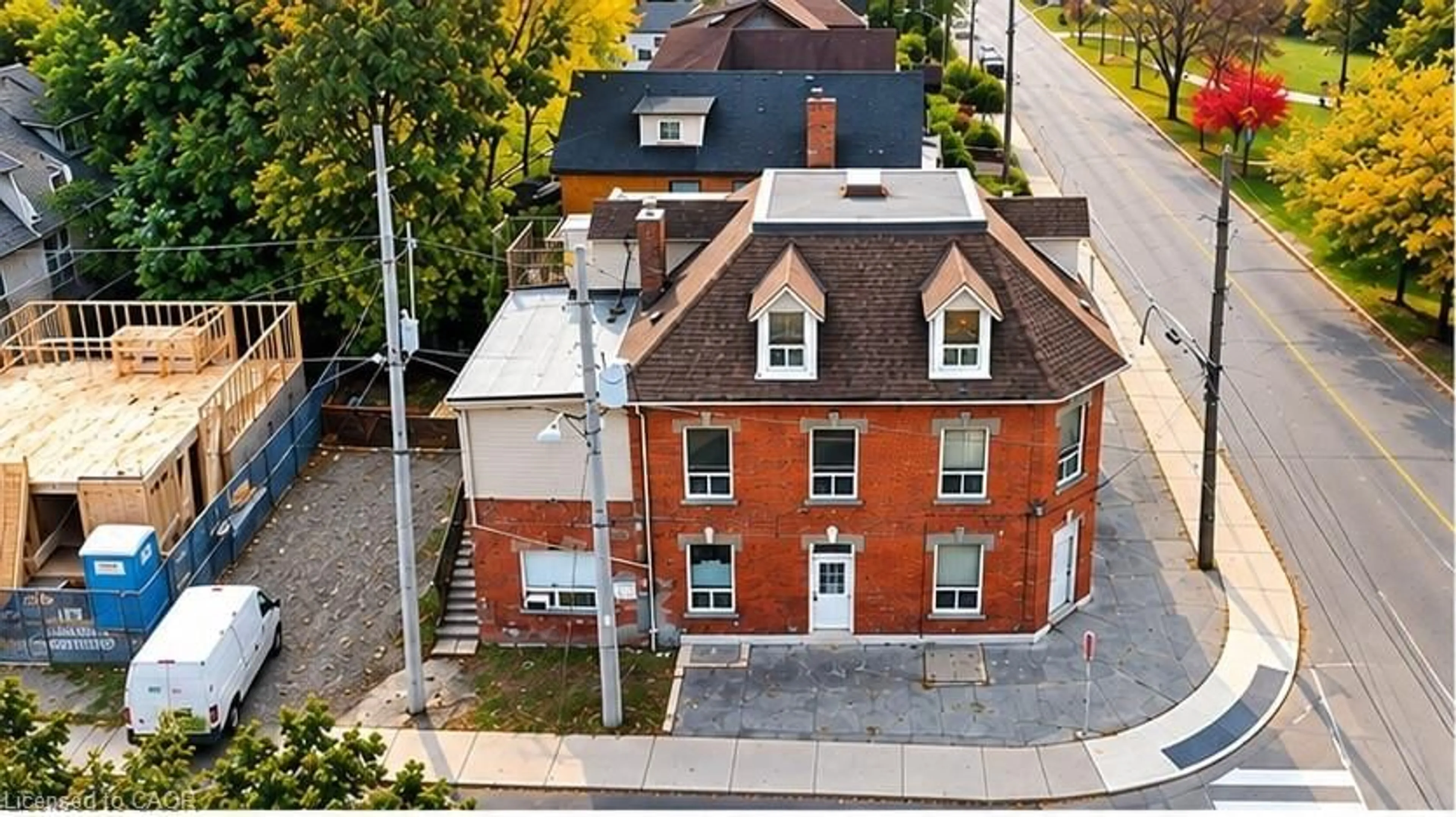 A pic from outside/outdoor area/front of a property/back of a property/a pic from drone, building for 74 Locke St, Hamilton Ontario L8R 3A5