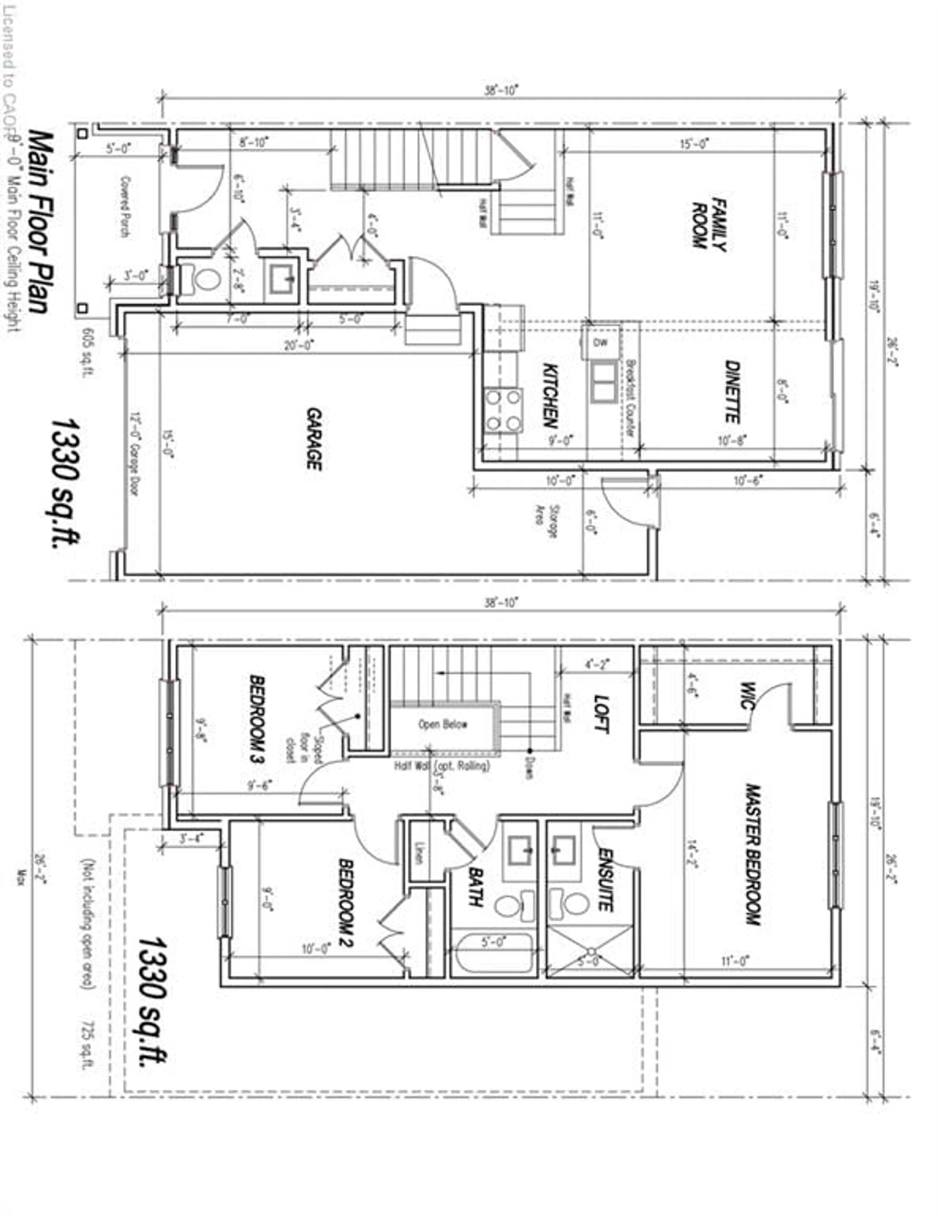 Floor plan for 81 Hillborn St, Plattsville Ontario N0J 1S0