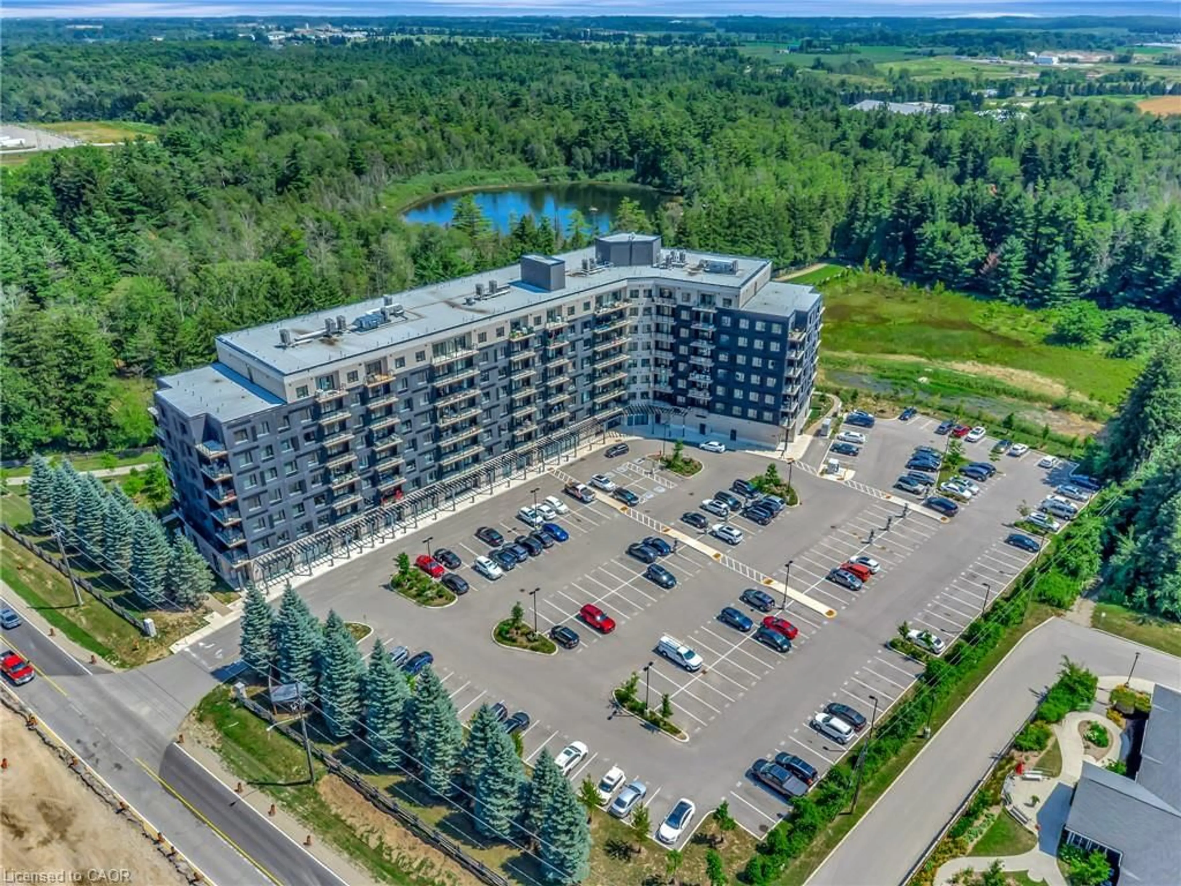 A pic from outside/outdoor area/front of a property/back of a property/a pic from drone, unknown for 525 New Dundee Rd #509, Kitchener Ontario N2P 2L1