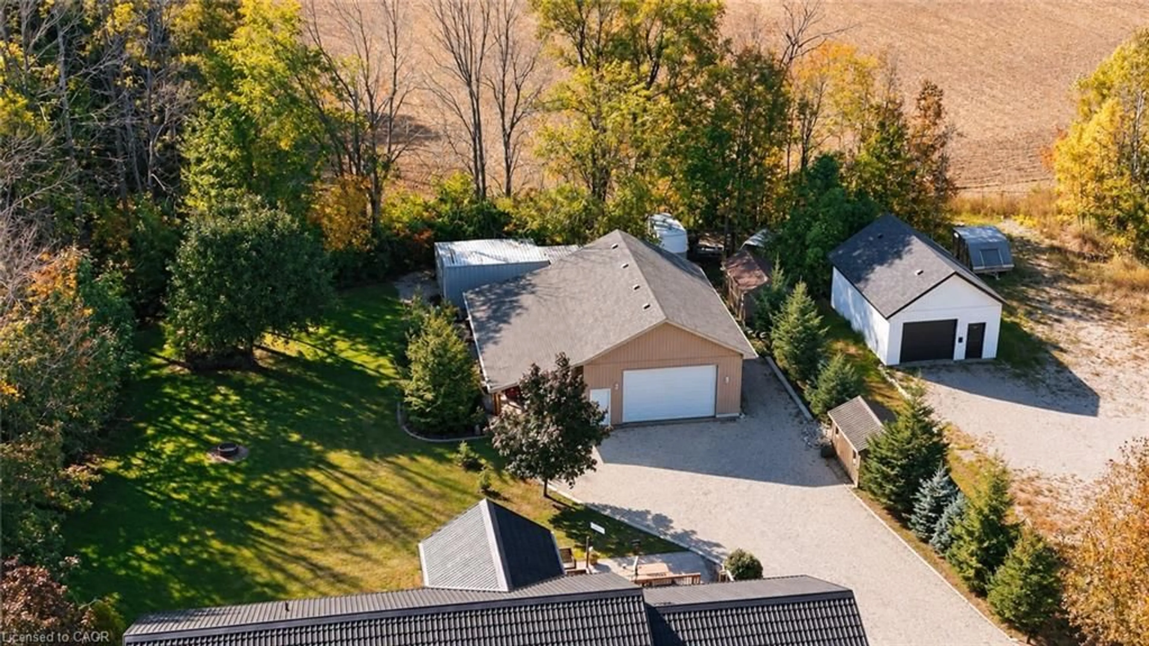 A pic from outside/outdoor area/front of a property/back of a property/a pic from drone, street for 59 Regency Dr, Clifford Ontario N0G 1M0