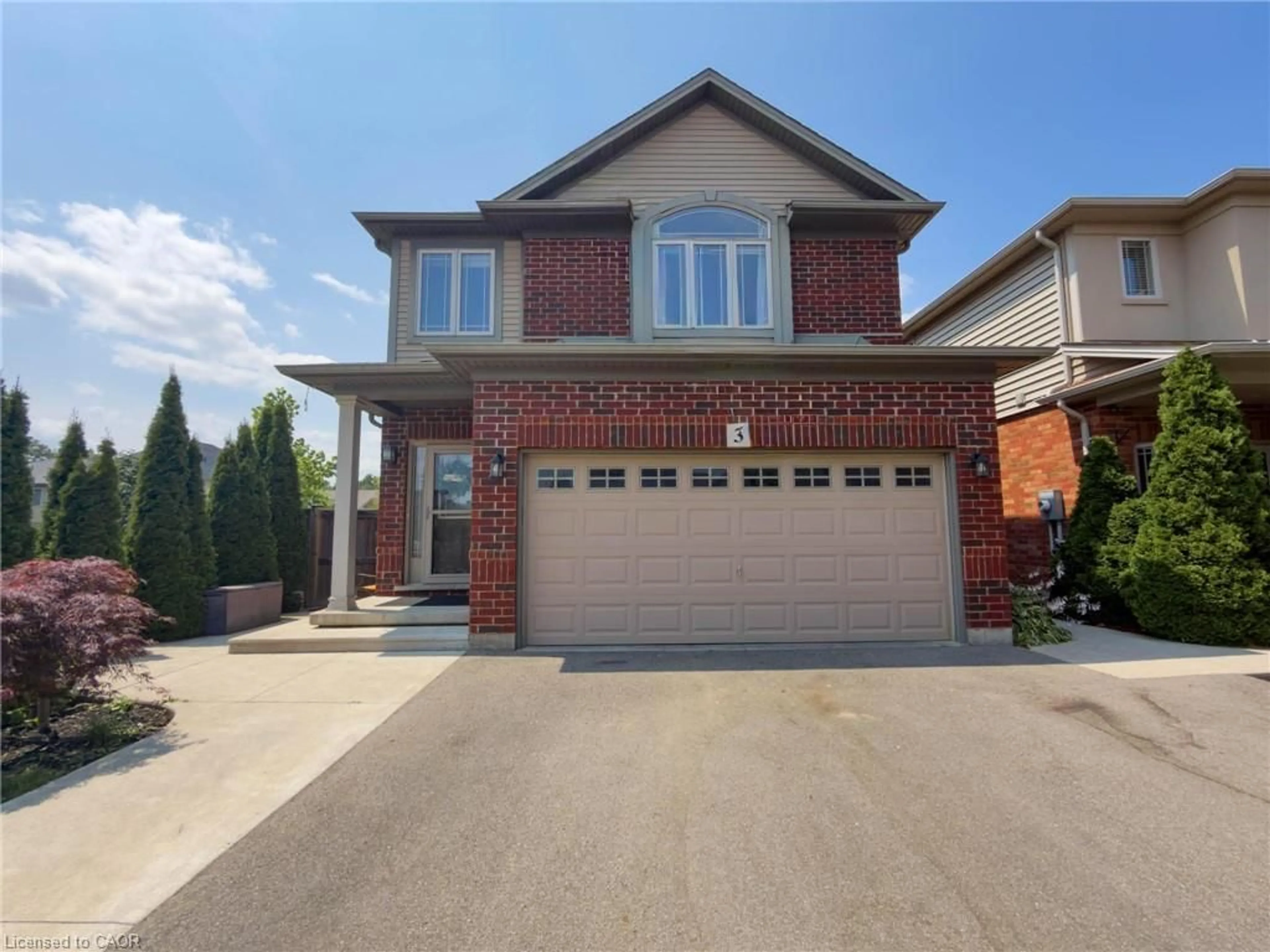 Home with brick exterior material, street for 3 Hitching Post Ridge, Binbrook Ontario L0R 1C0