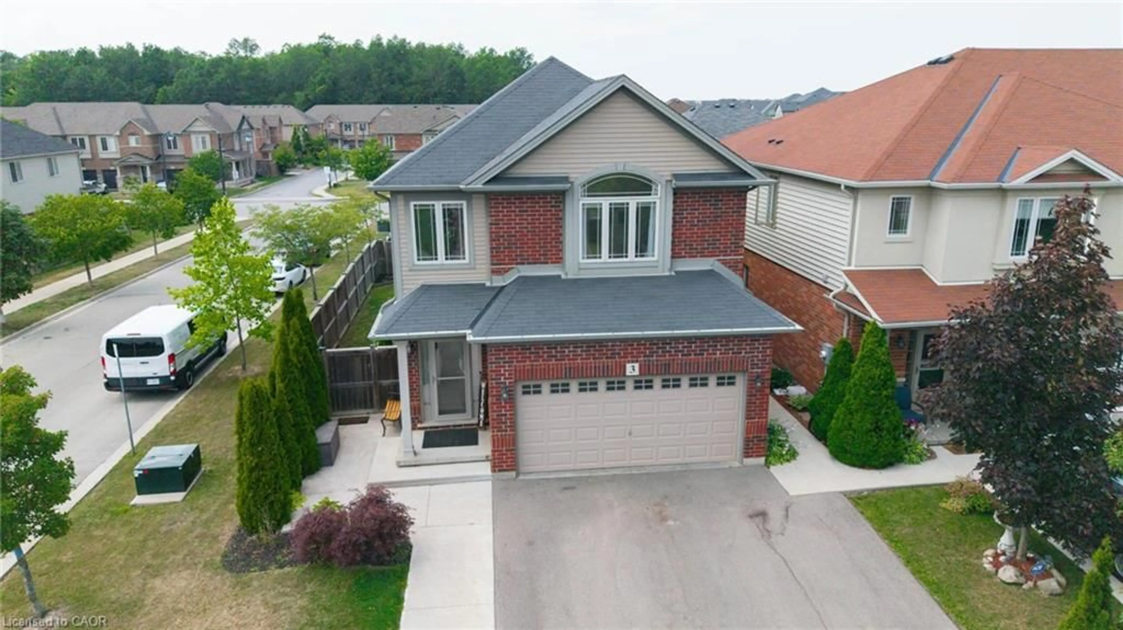 A pic from outside/outdoor area/front of a property/back of a property/a pic from drone, street for 3 Hitching Post Ridge, Binbrook Ontario L0R 1C0