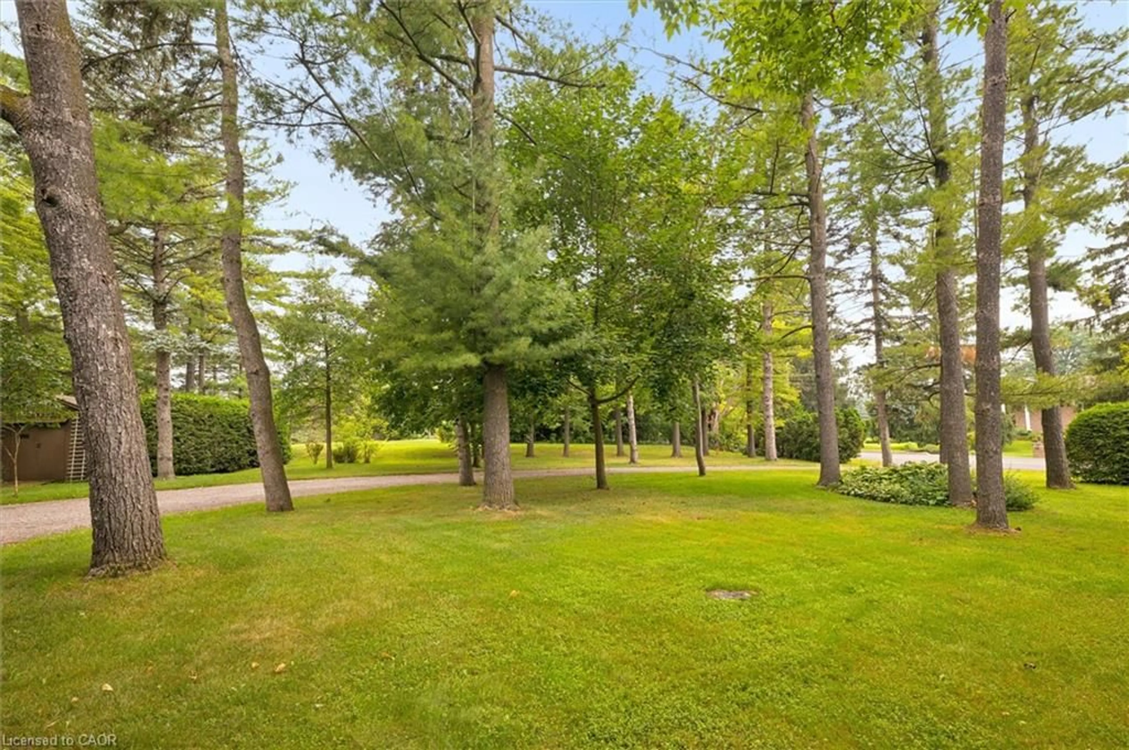 Patio, forest/trees view for 21 Misty River Dr #A, Woolwich Ontario N0B 1N0