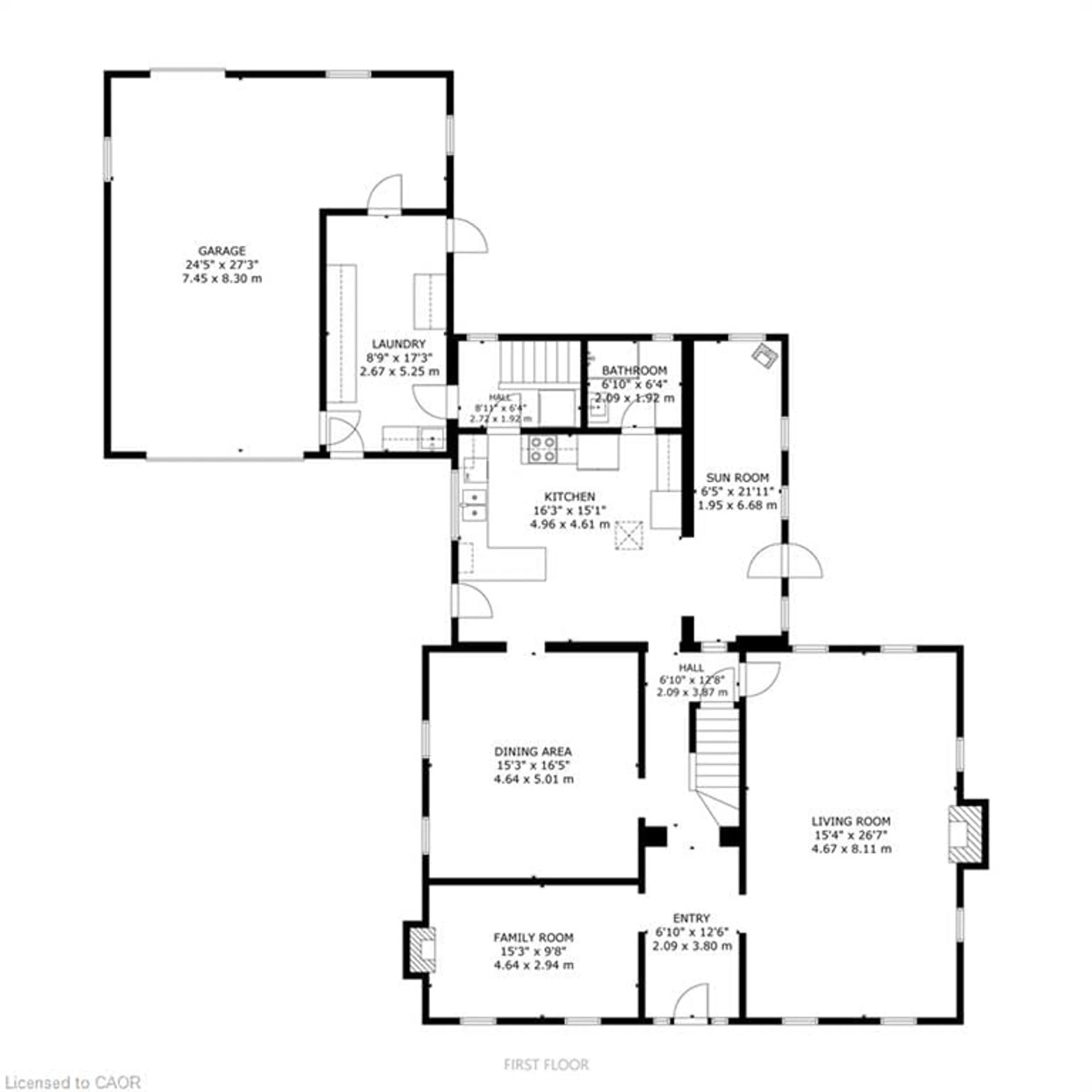 Floor plan for 670 Mount Pleasant Rd, Mount Pleasant Ontario N0E 1K0