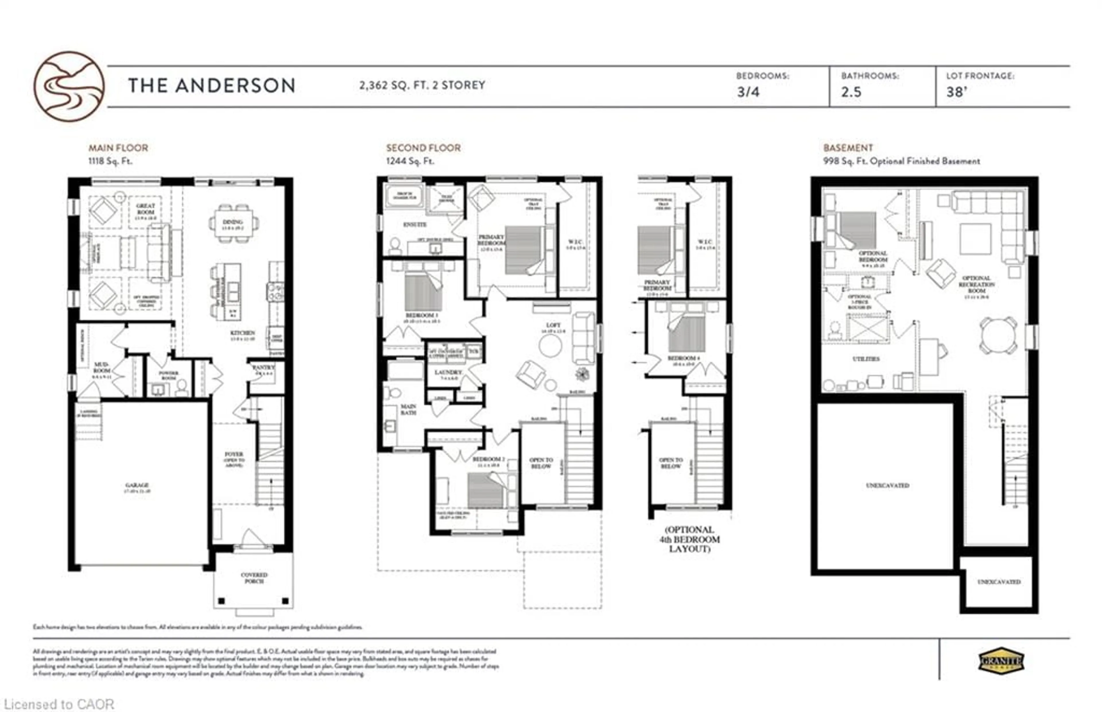 Floor plan for 35 Davis St, Elora Ontario N0B 1S0