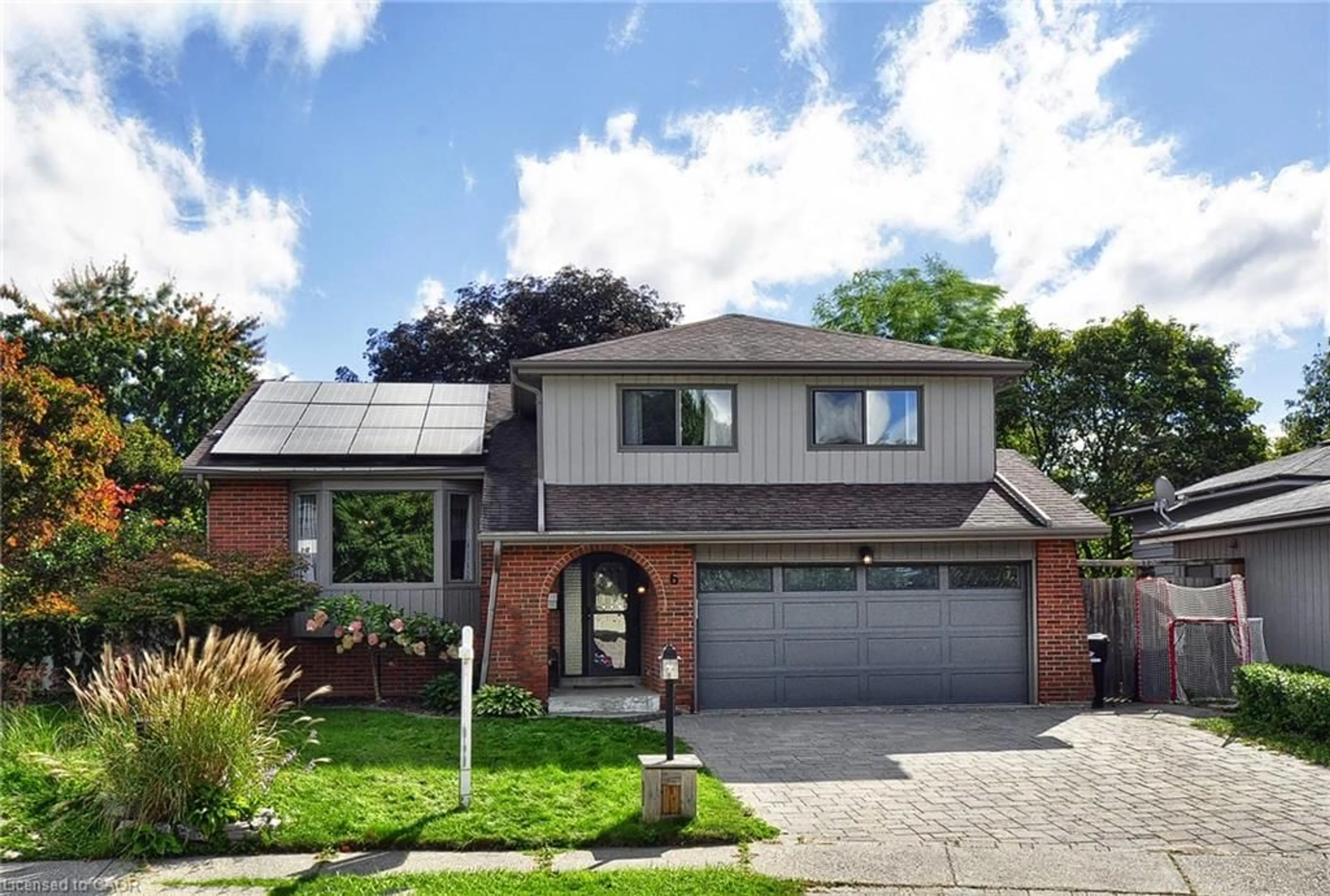 Home with brick exterior material, street for 6 Cricket Hollow, Kitchener Ontario N2N 1L6