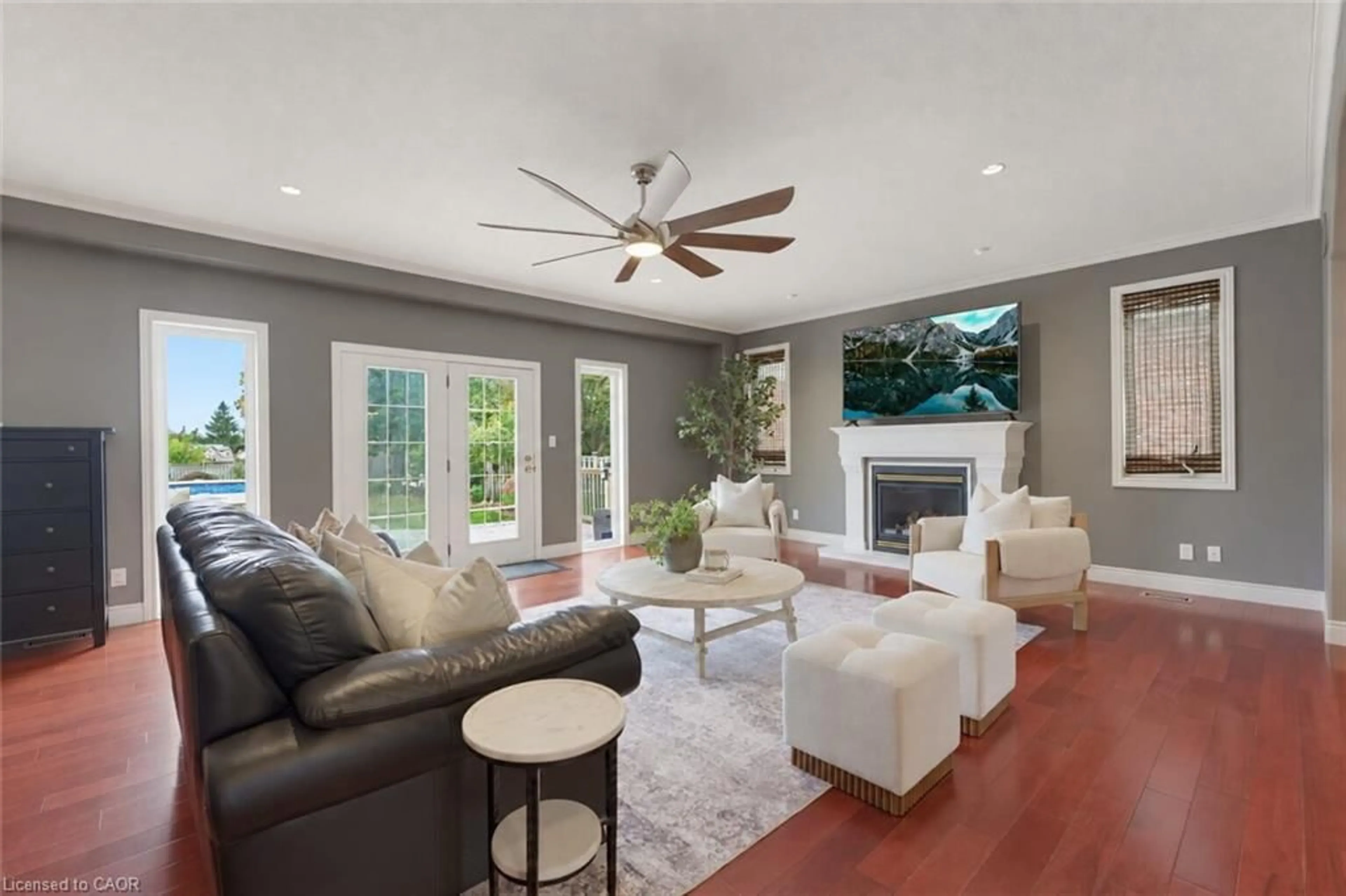 Living room with furniture, unknown for 240 Woodhaven Rd #A, Kitchener Ontario N2C 1V5