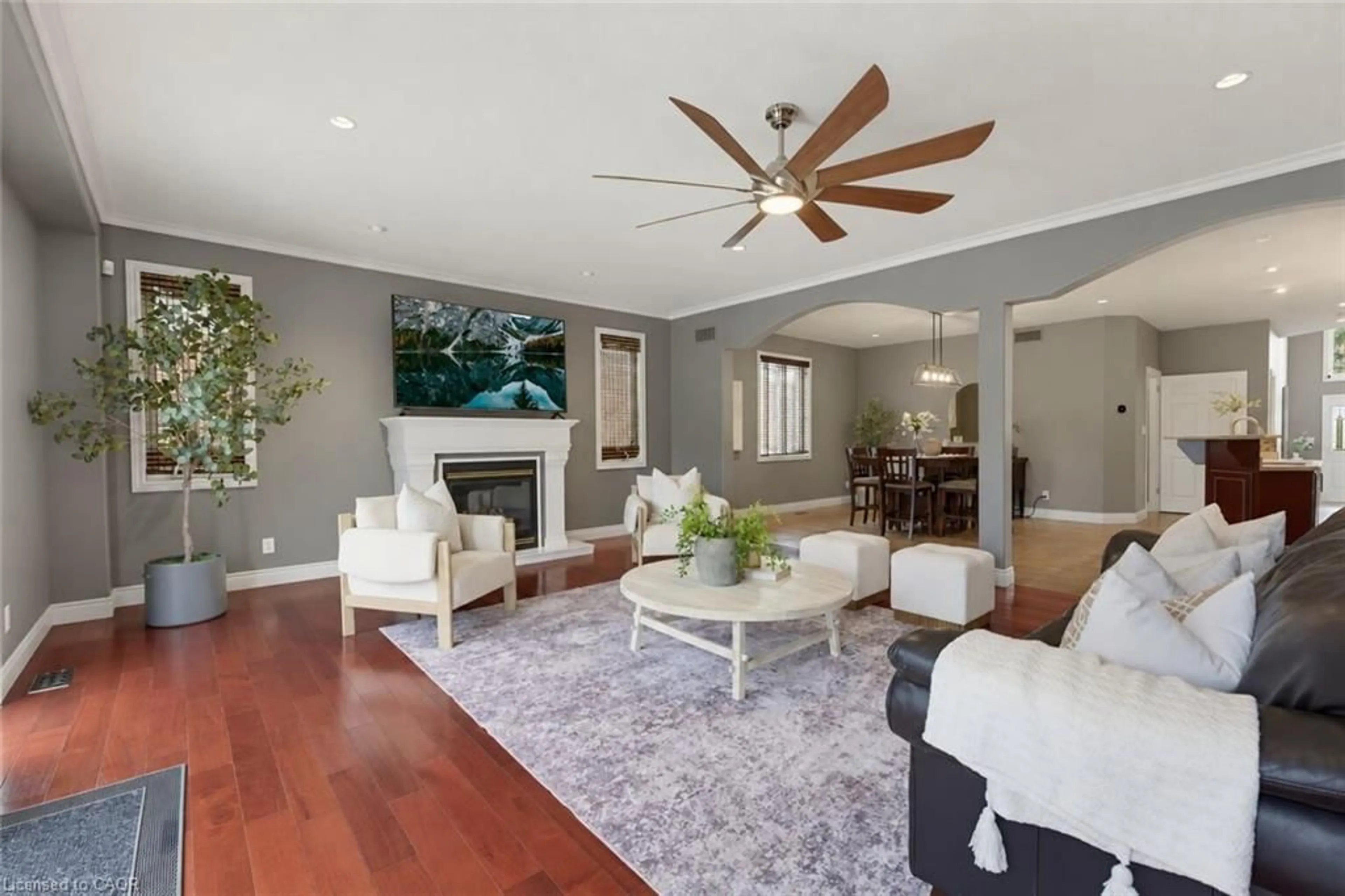 Living room with furniture, unknown for 240 Woodhaven Rd #A, Kitchener Ontario N2C 1V5