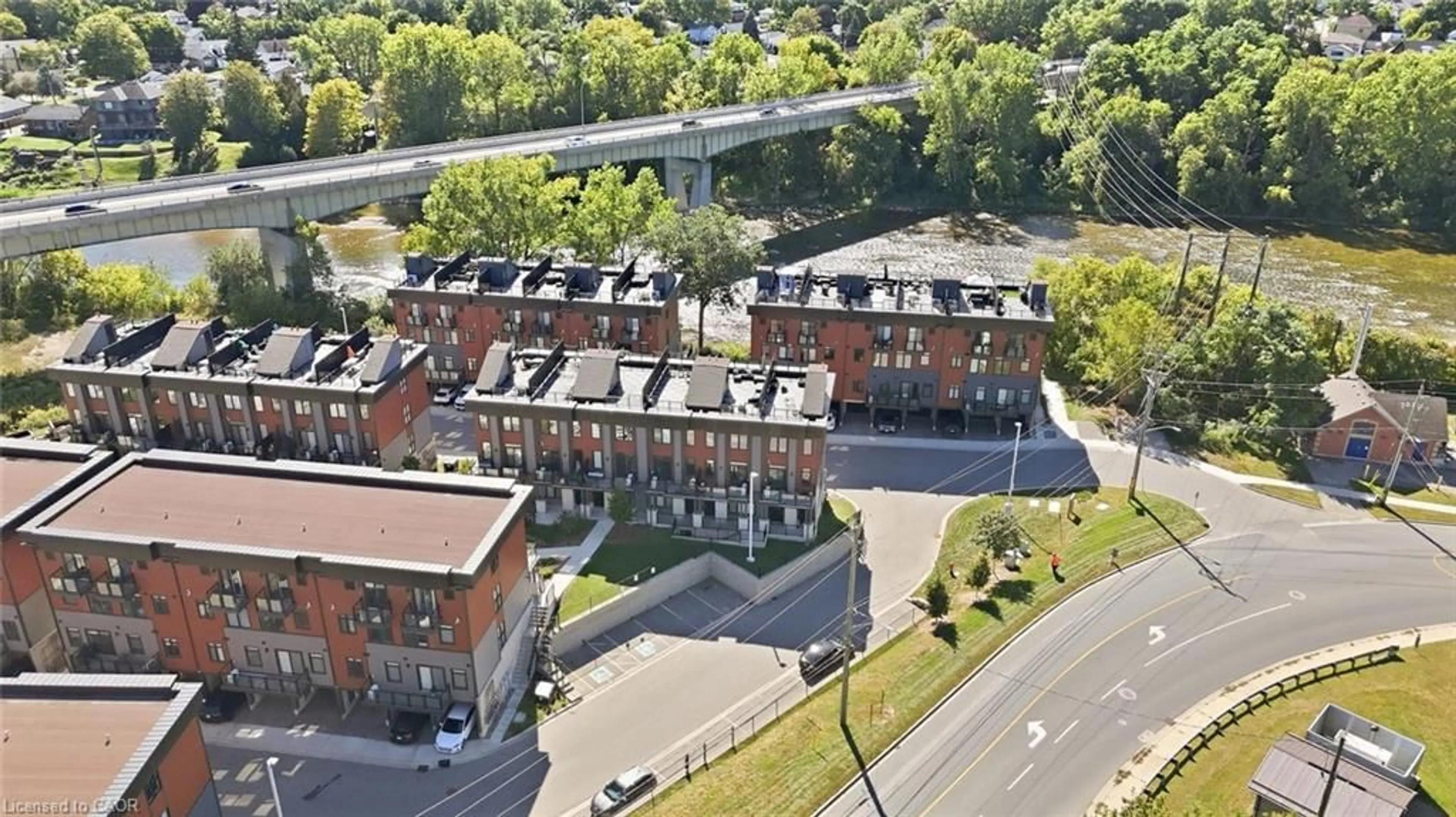 A pic from outside/outdoor area/front of a property/back of a property/a pic from drone, unknown for 2 Willow St #34, Paris Ontario N3L 0K7