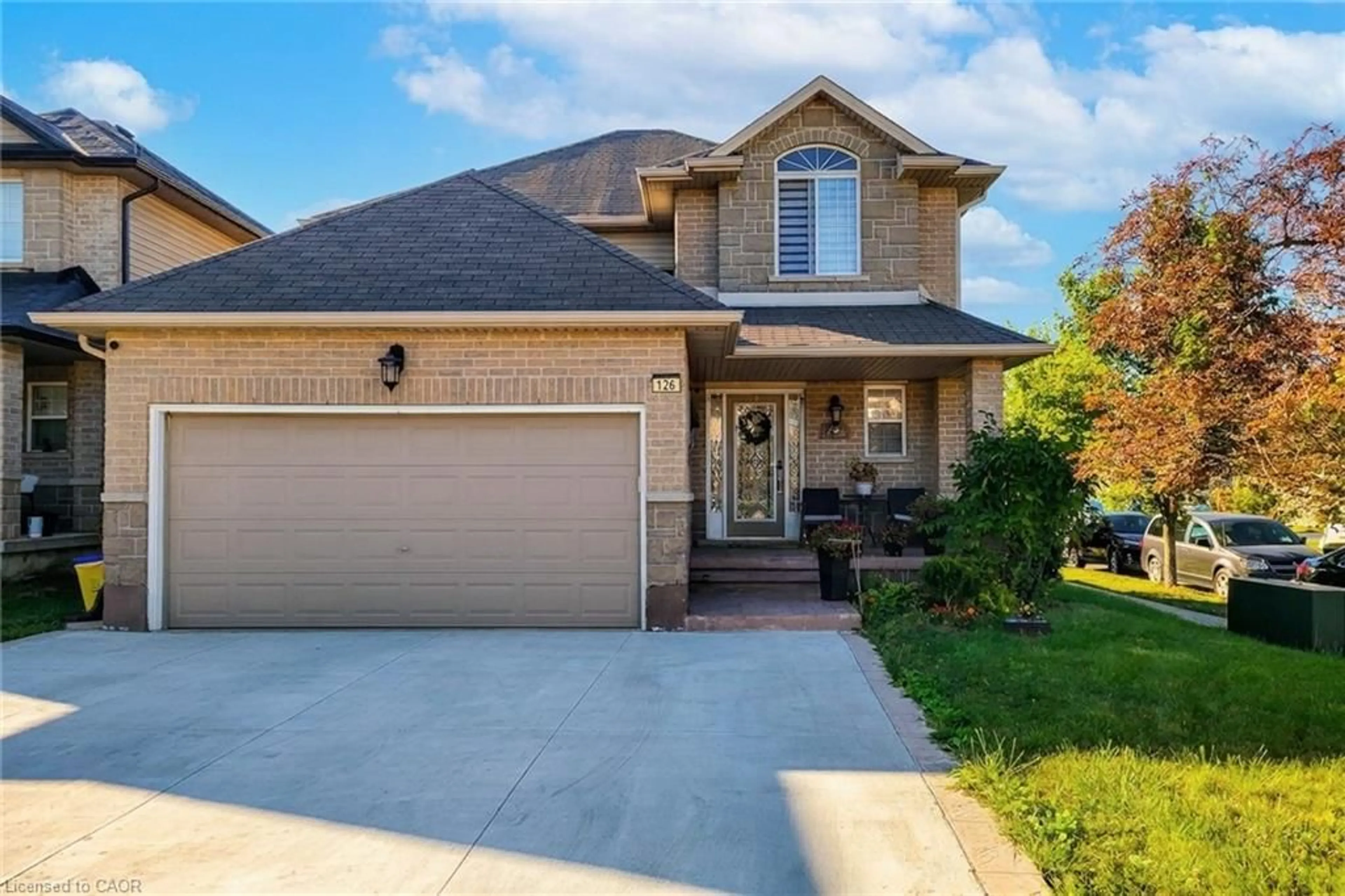 Home with brick exterior material, street for 126 Davinci Blvd, Hamilton Ontario L9B 0C3