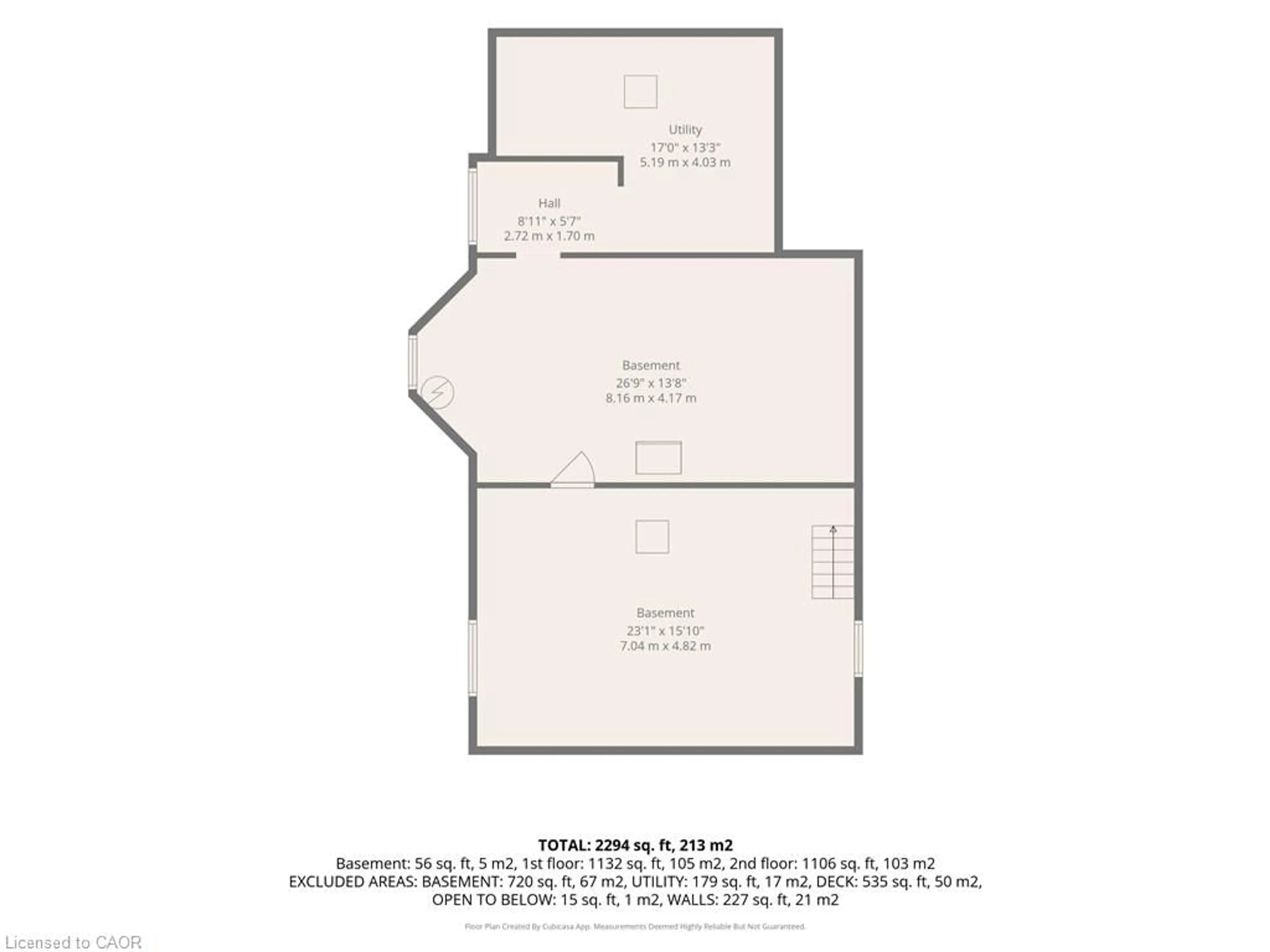 Floor plan for 95 John St, Harriston Ontario N0G 1Z0